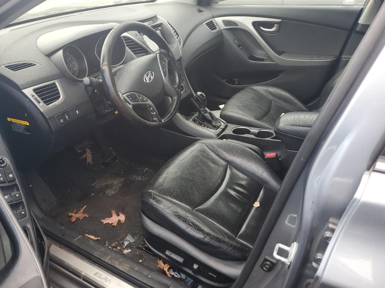 2015 Hyundai Elantra VIN KMHDH4AE0FU321402 Copart auction photo, vandalism / front end damage thumbnail 7