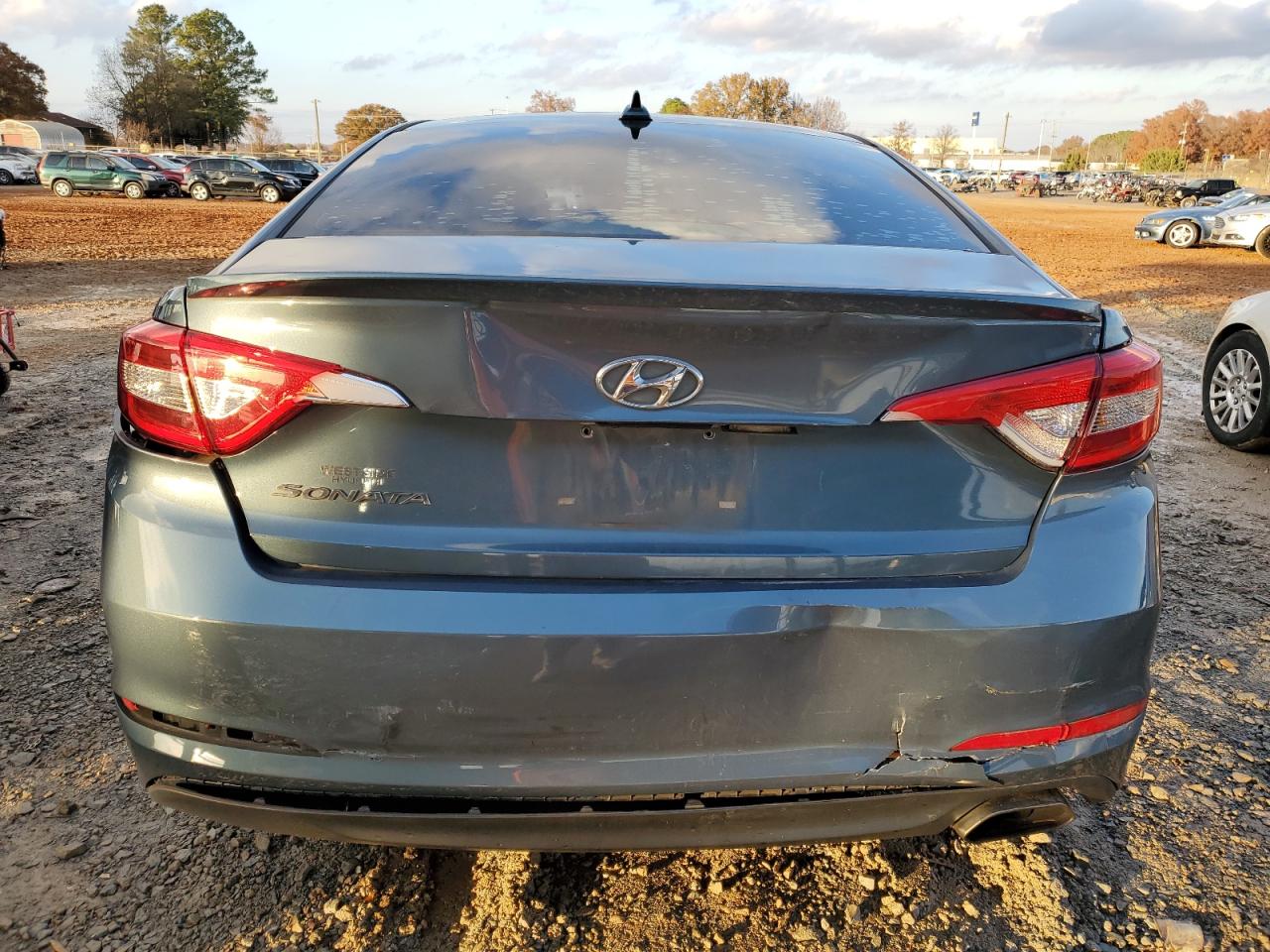 2017 Hyundai Sonata VIN 5NPE24AF1HH488478 Copart auction photo, rear end damage thumbnail 6