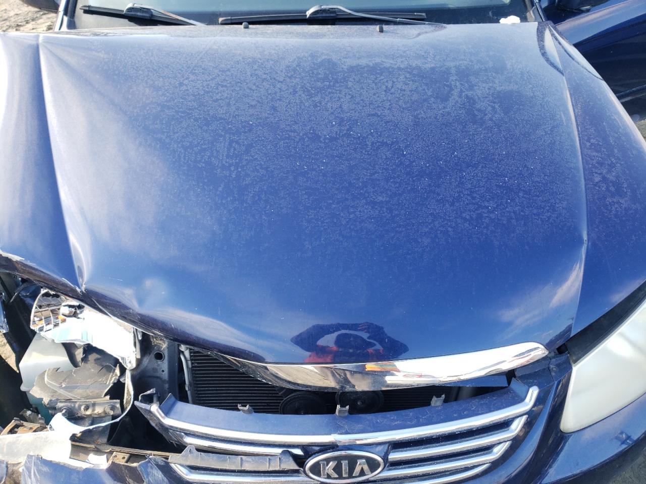 2007 KIA Spectra VIN KNAFE121975474692 Copart auction photo, front end damage thumbnail 11