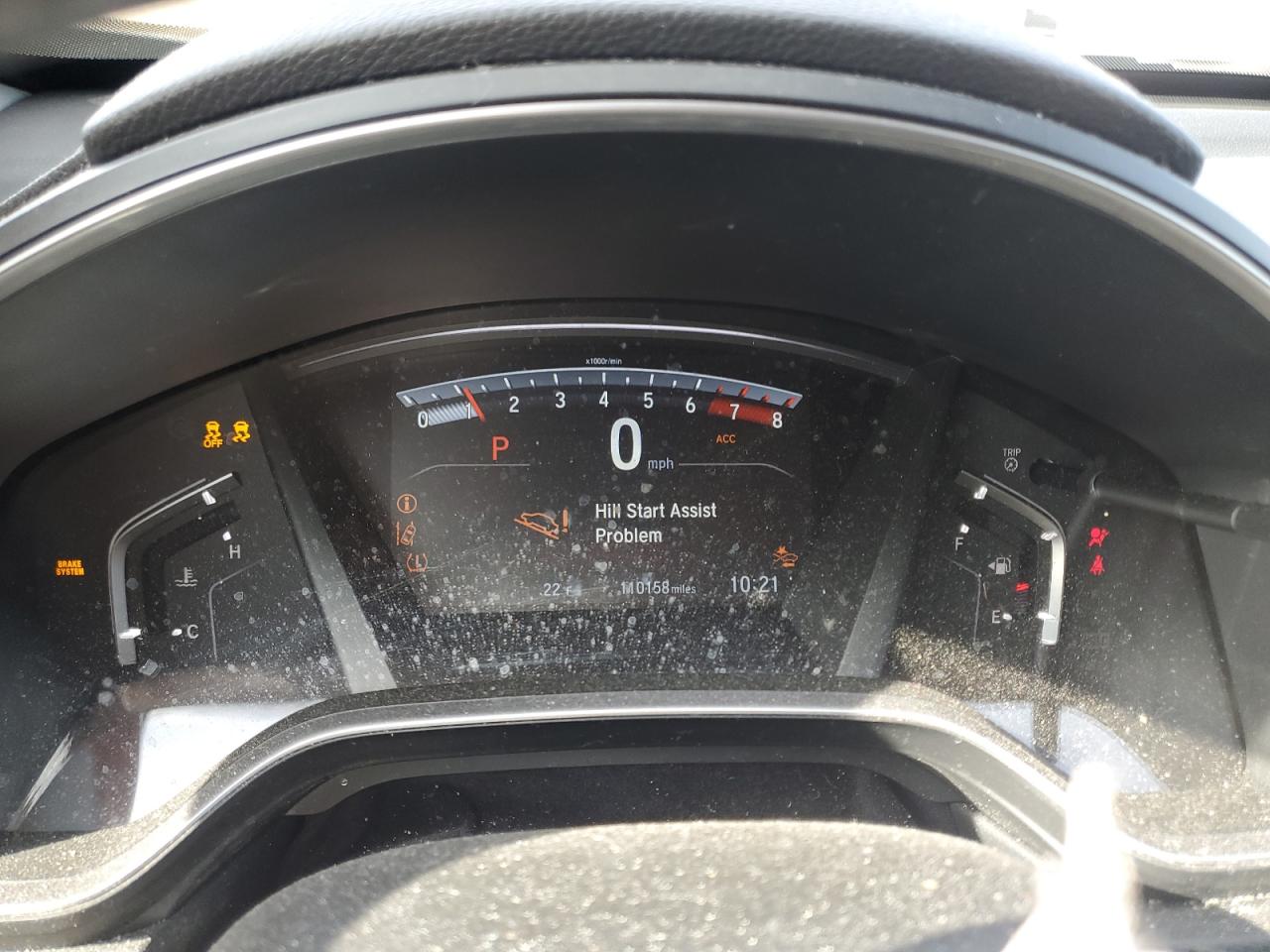 2018 Honda CR-V VIN 2HKRW2H95JH684360 Copart auction photo, front end / side damage thumbnail 9