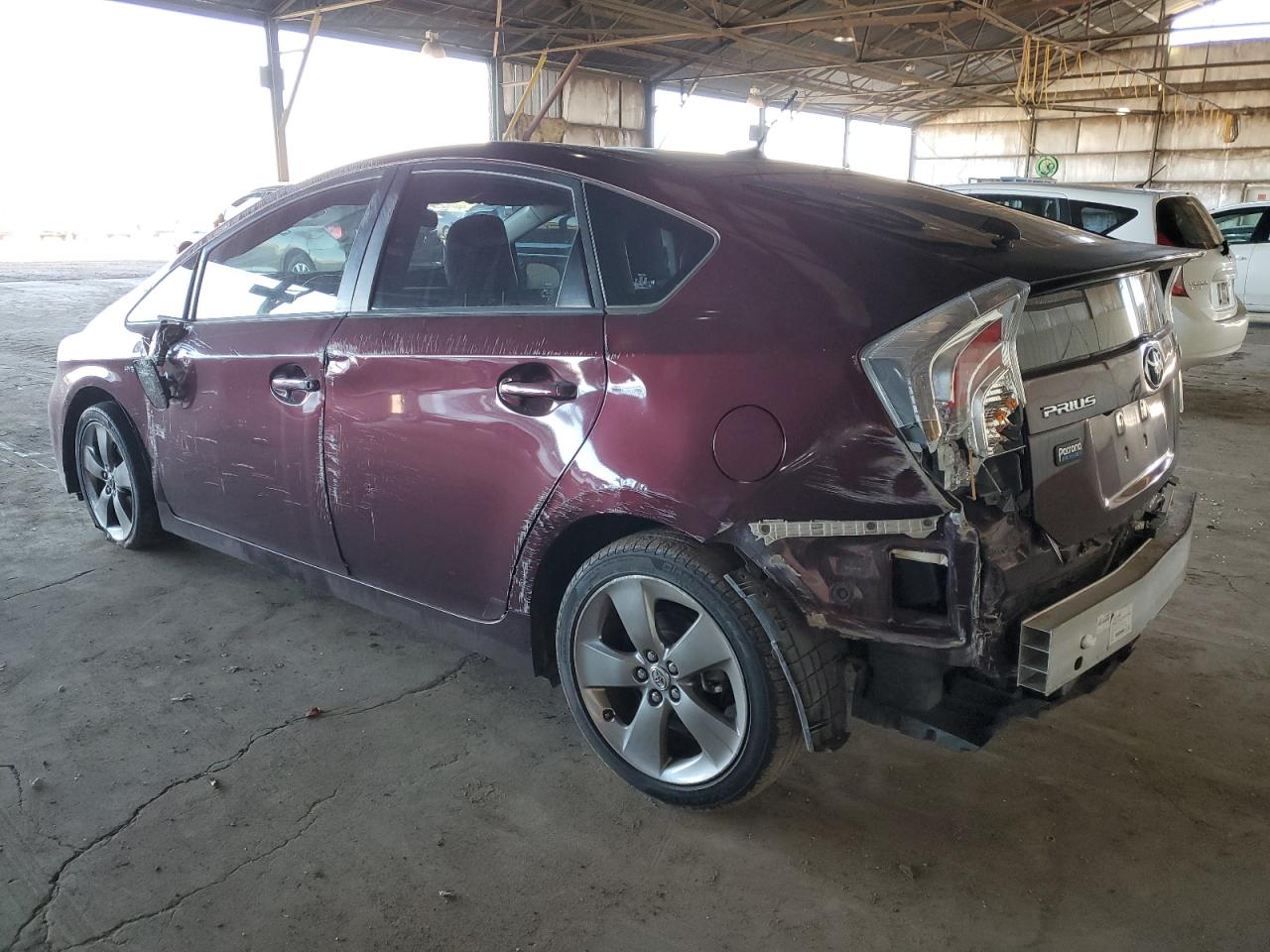 2013 Toyota Prius VIN JTDKN3DU9D5616524 Copart auction photo, front end / all over damage thumbnail 2
