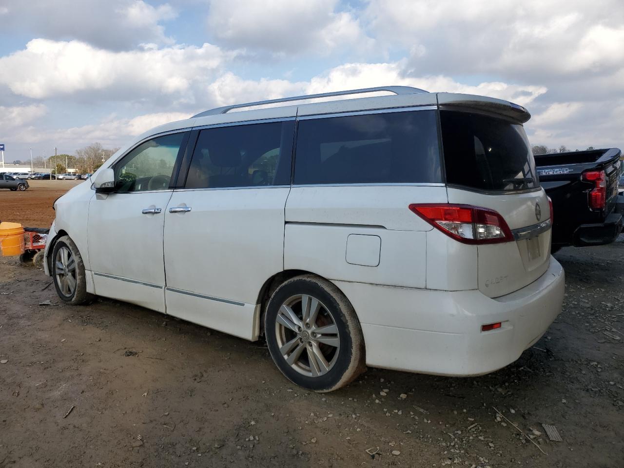 2013 Nissan Quest VIN JN8AE2KP6D9064884 Copart auction photo, front end / side damage thumbnail 2
