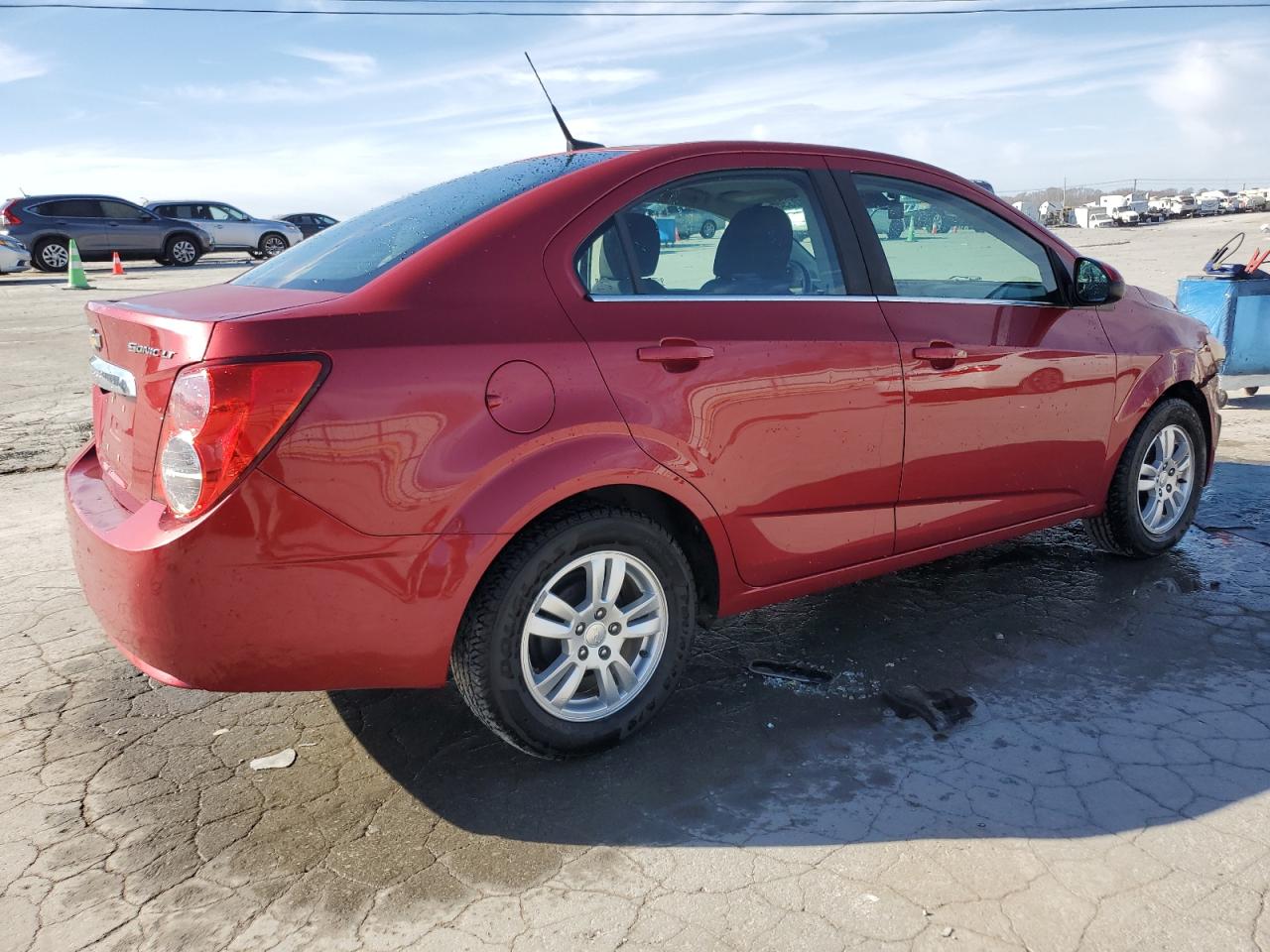 2013 Chevrolet Sonic VIN 1G1JC5SH0D4193995 Copart auction photo, front end / minor dent/scratches damage thumbnail 3