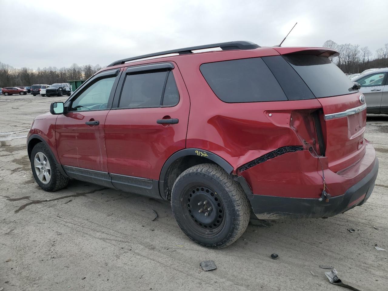 2013 Ford Explorer VIN 1FM5K8B83DGB74994 Copart auction photo, rear end damage thumbnail 2