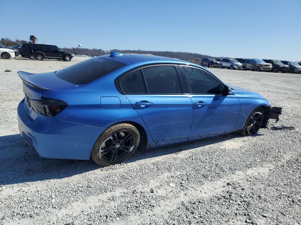 2015 BMW 3er VIN WBA3C1C5XFP854072 Copart auction photo, undercarriage / side damage thumbnail 3