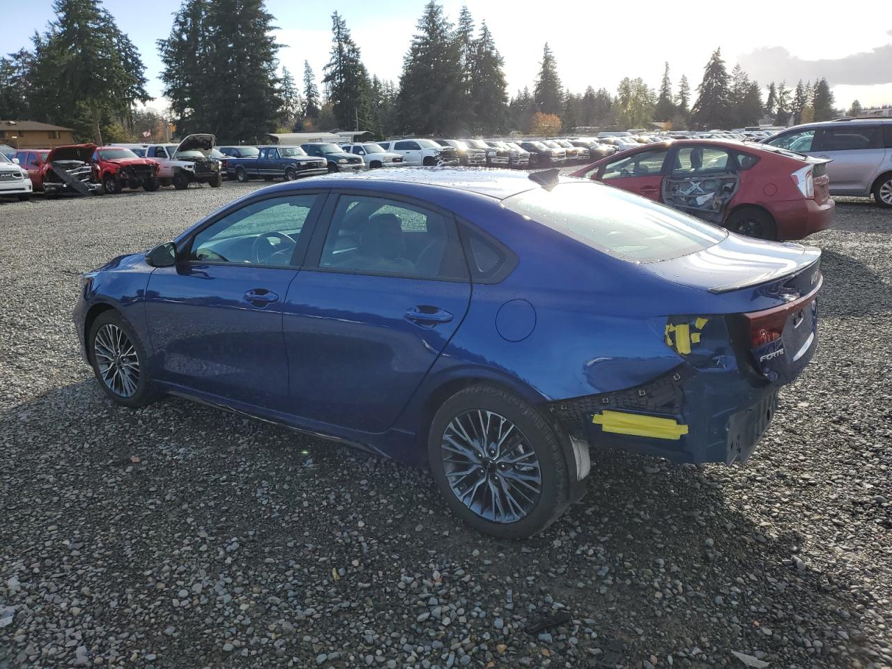 2024 KIA Forte VIN 3KPF54AD2RE765395 Copart auction photo, rear end damage thumbnail 2
