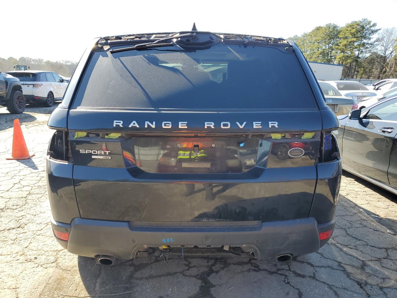 2017 Land Rover Range Rover VIN SALWR2FV3HA670333 Copart auction photo, rear end damage thumbnail 6