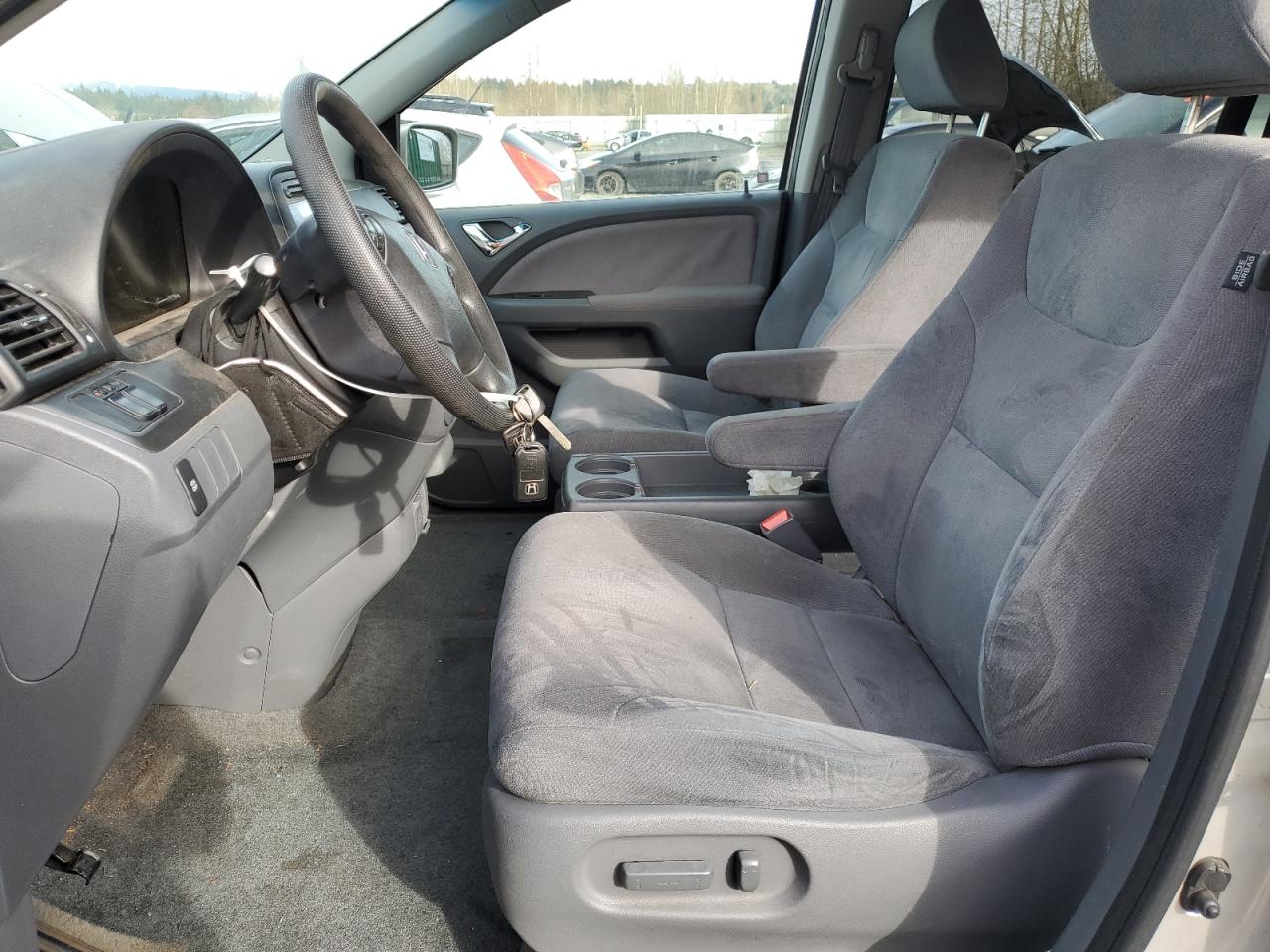 2007 Honda Odyssey VIN 5FNRL38437B449000 Copart auction photo, front end / side damage thumbnail 7