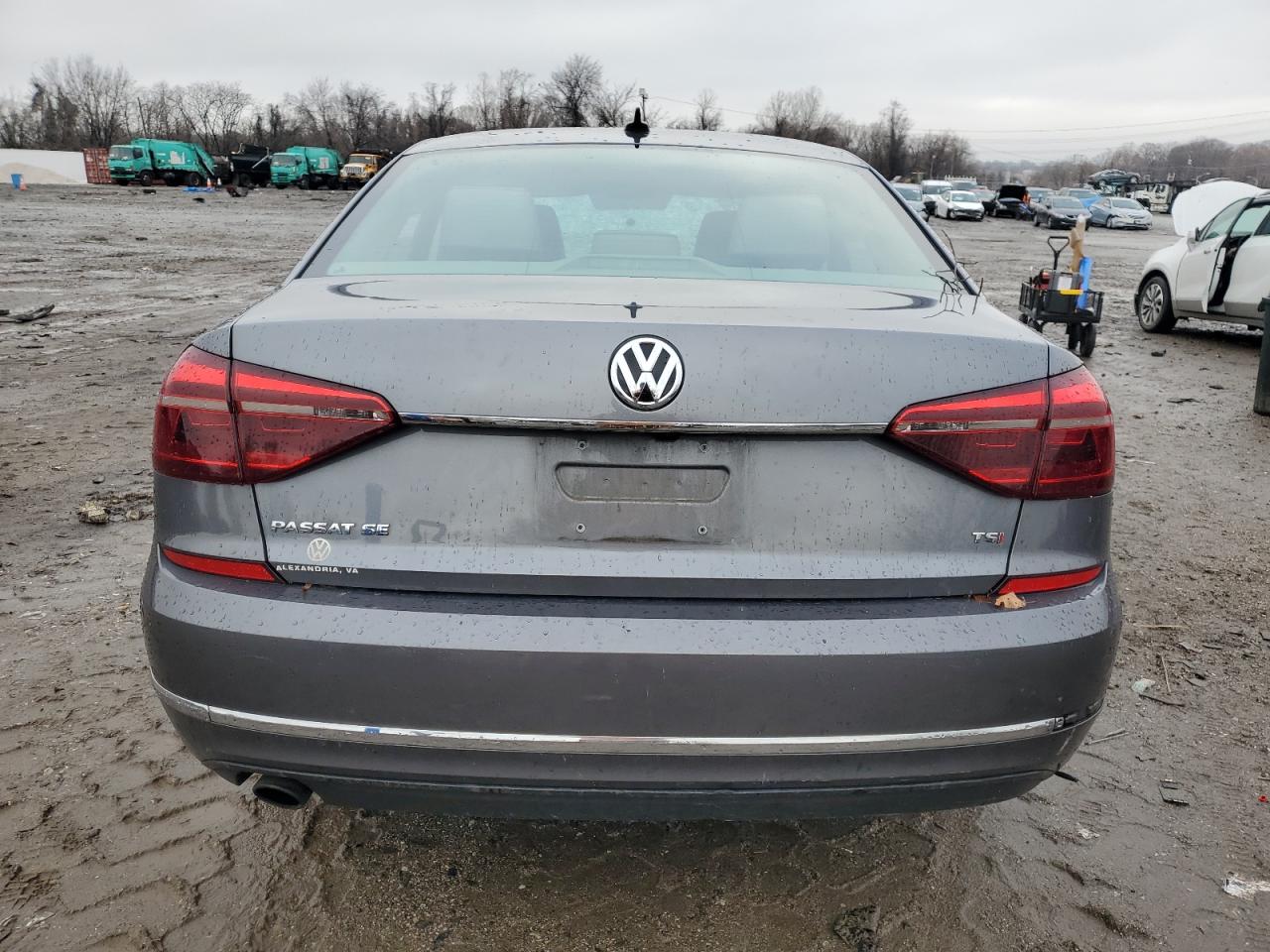 2018 Volkswagen Passat VIN 1VWBA7A30JC013626 Copart auction photo, all over damage thumbnail 6