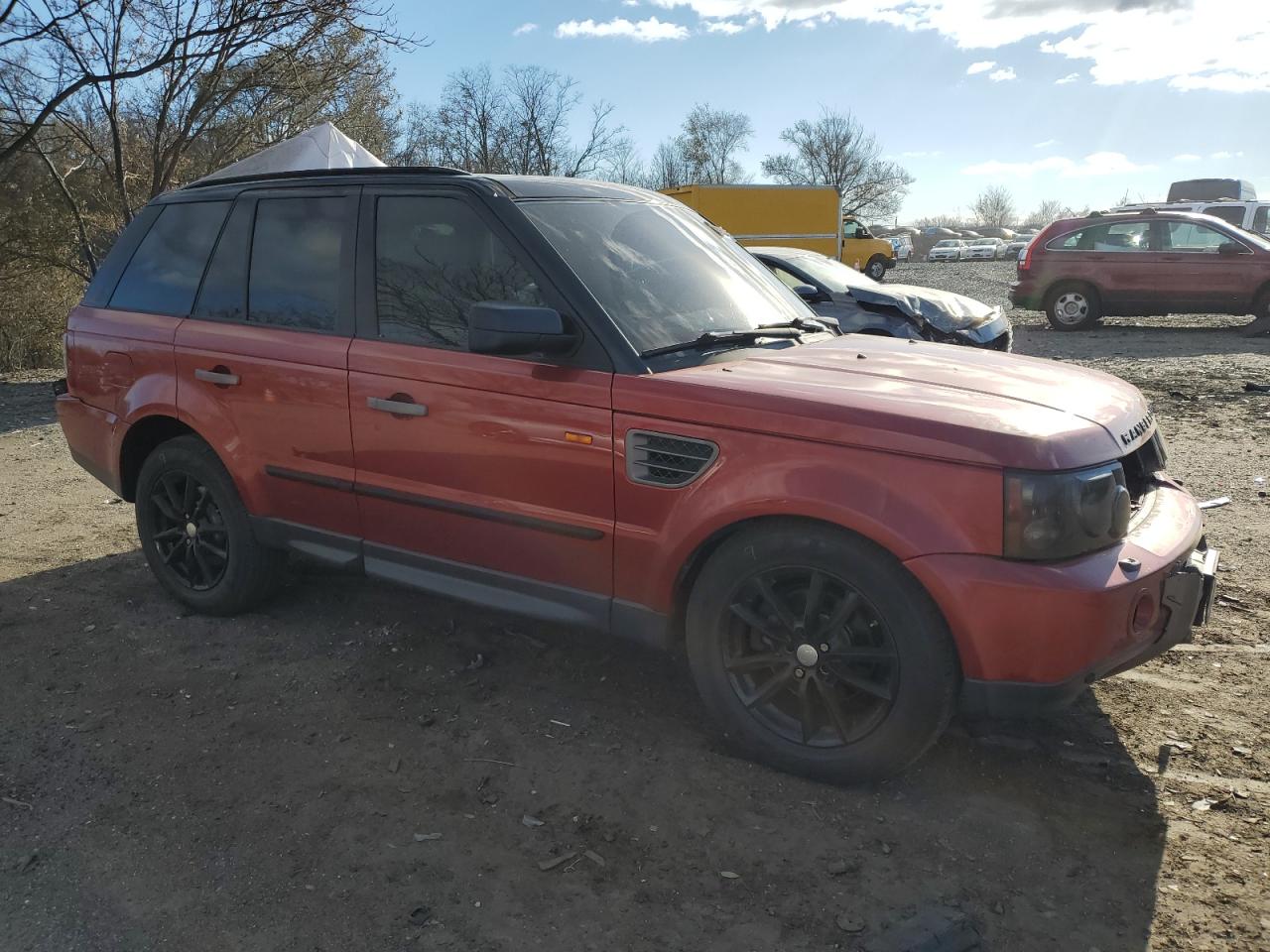2007 Land Rover Range Rover VIN SALSK25497A112450 Copart auction photo, front end damage thumbnail 4