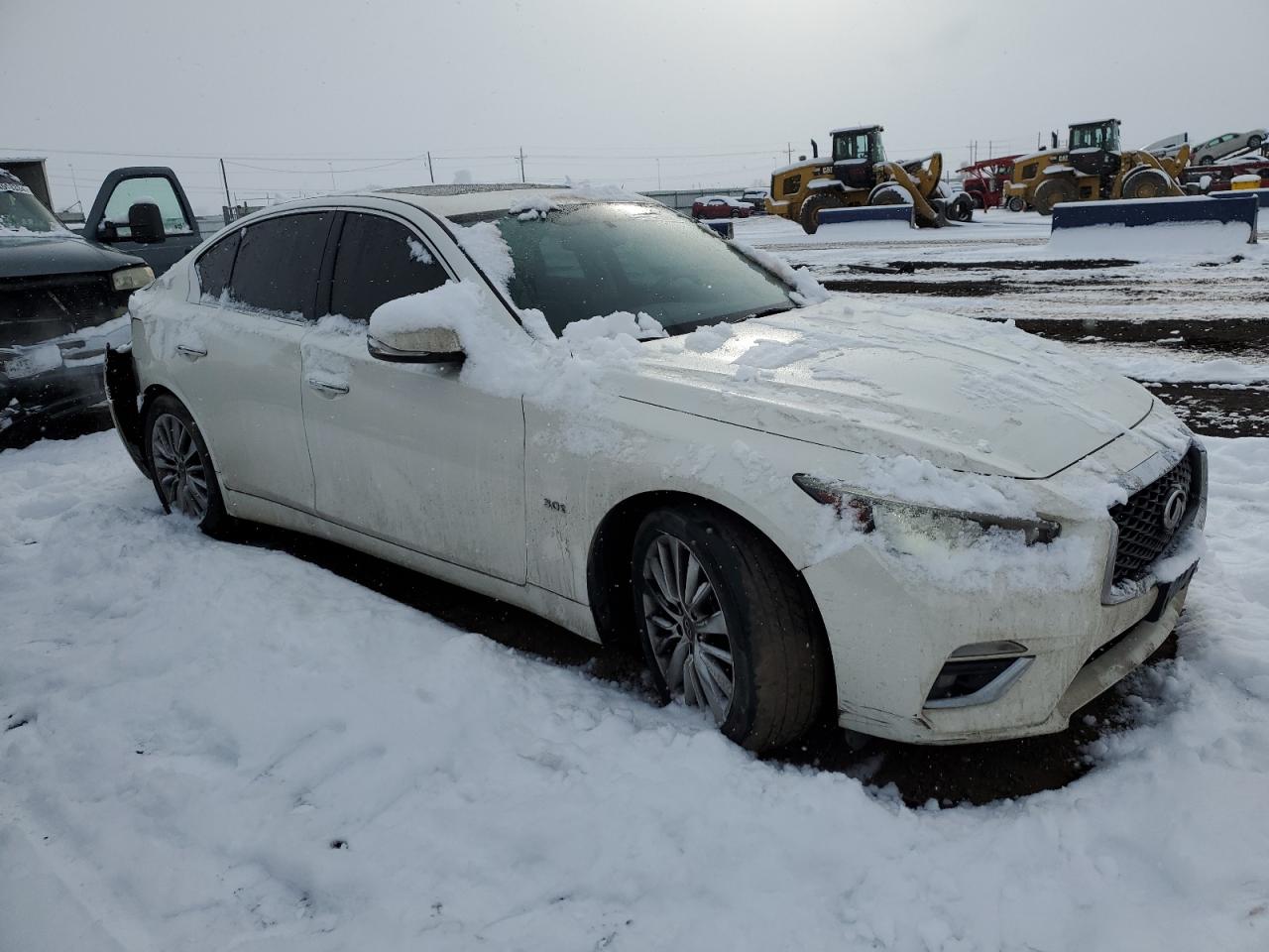2018 Infiniti Q50 VIN JN1EV7AR7JM444275 Copart auction photo, rear end damage thumbnail 4