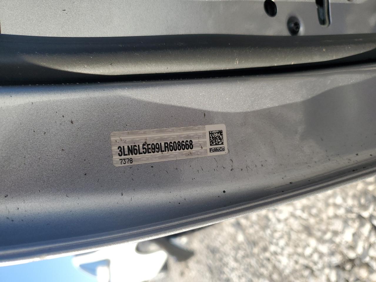 2020 Lincoln MKZ VIN 3LN6L5E99LR608668 Copart auction photo, all over damage thumbnail 12