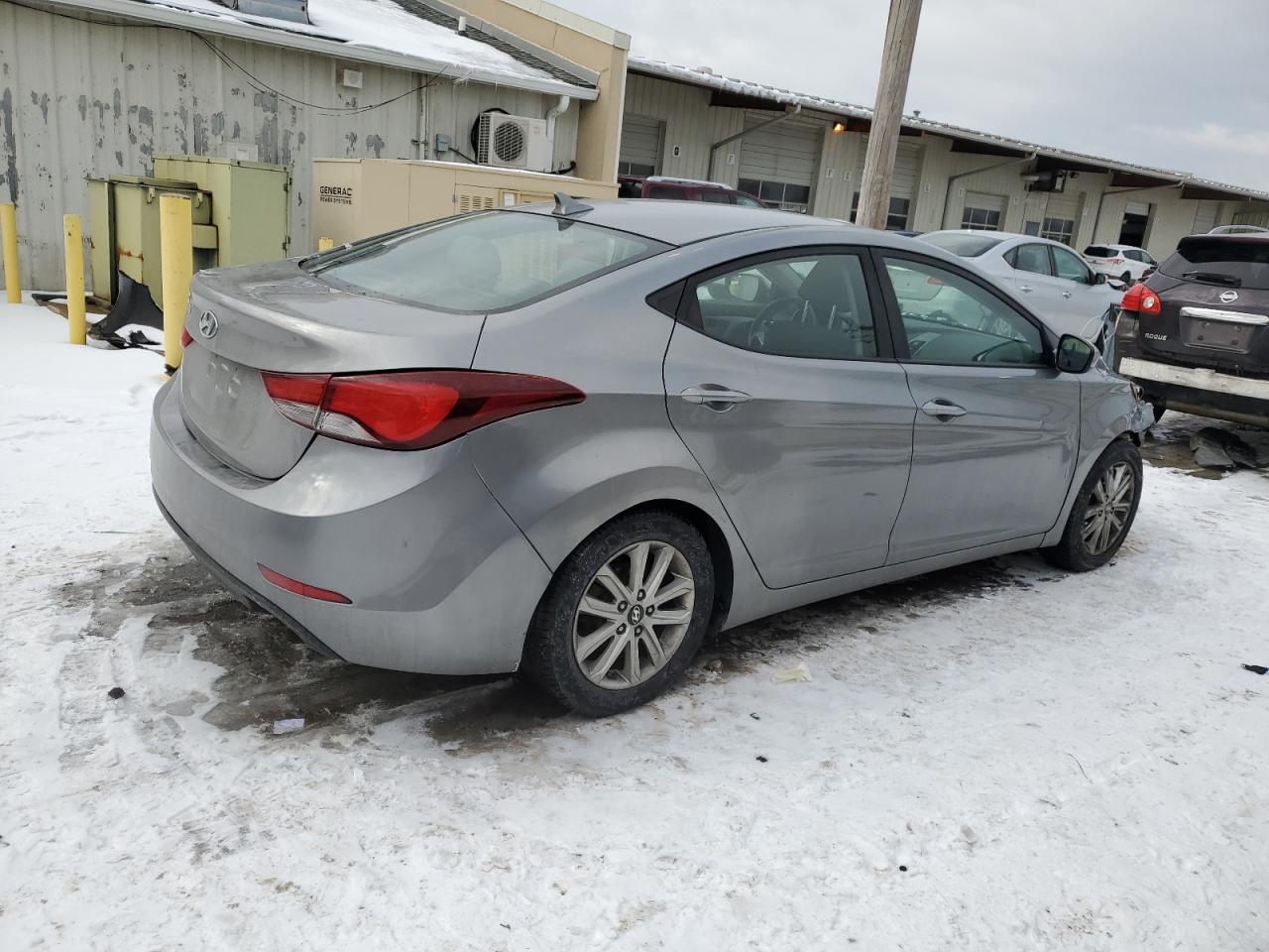 2015 Hyundai Elantra VIN KMHDH4AE8FU456644 Copart auction photo, front end damage thumbnail 3