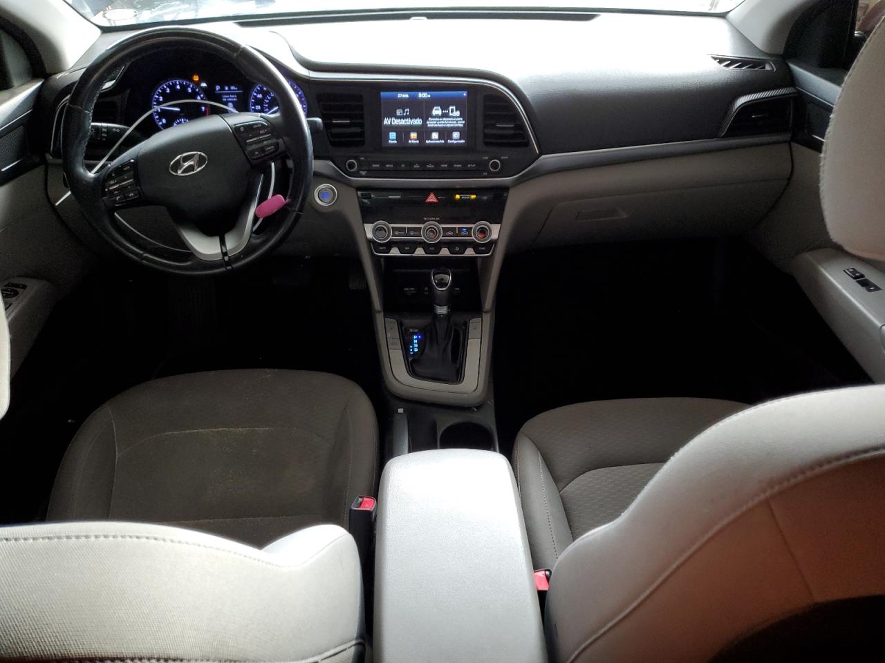 2020 Hyundai Elantra VIN KMHD84LF3LU910249 Copart auction photo, rear end / front end damage thumbnail 8