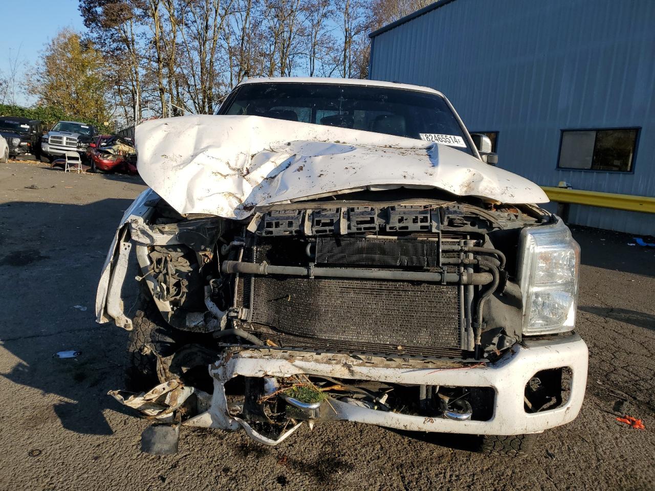 2016 Ford F350 VIN 1FT8W3BT9GEA15149 Copart auction photo, front end / side damage thumbnail 5
