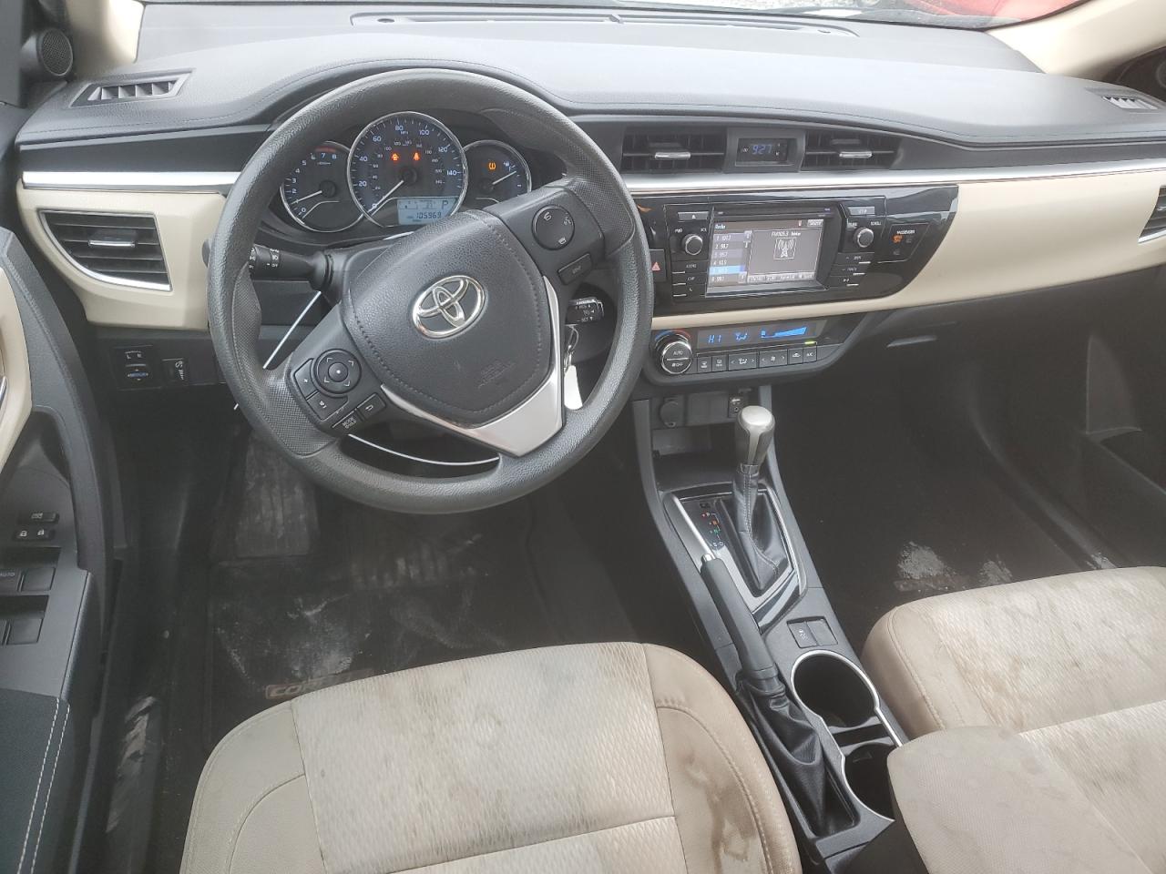 2014 Toyota Corolla VIN 2T1BURHE5EC165511 Copart auction photo, side damage thumbnail 8