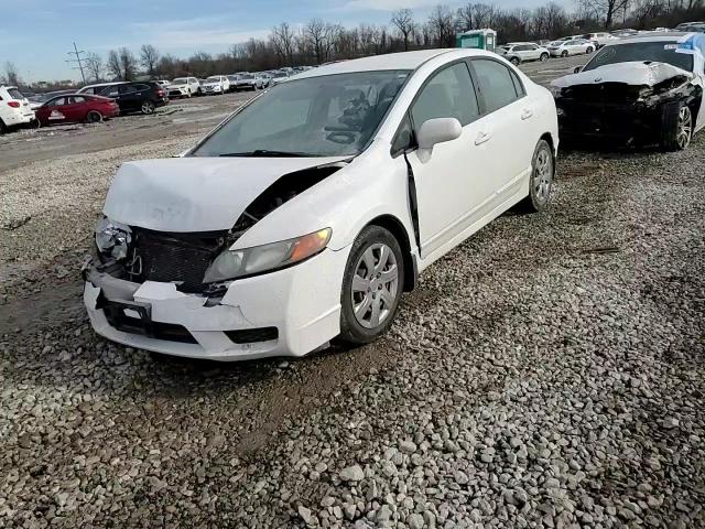 2009 Honda Civic VIN 19XFA16569E018927 Copart auction photo, front end / undercarriage damage thumbnail 11