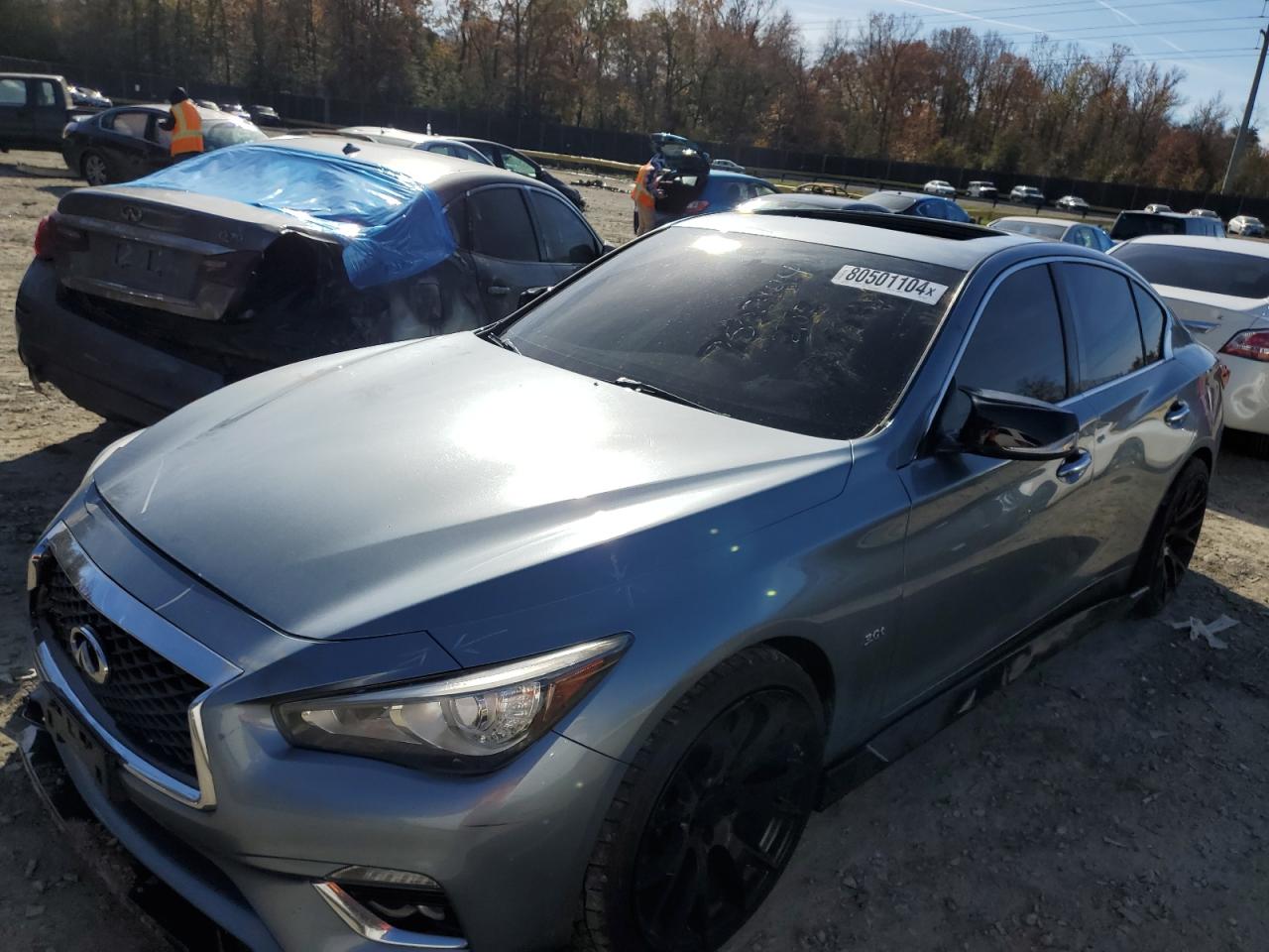 2018 Infiniti Q50 VIN JN1EV7AP8JM357497