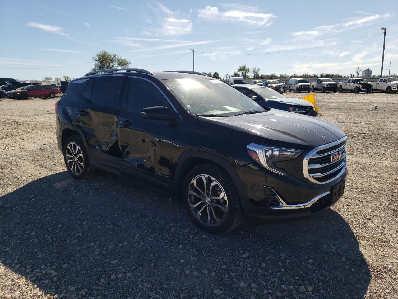 2021 GMC Terrain VIN 3GKALPEV2ML323245 Copart auction photo, side damage thumbnail 4
