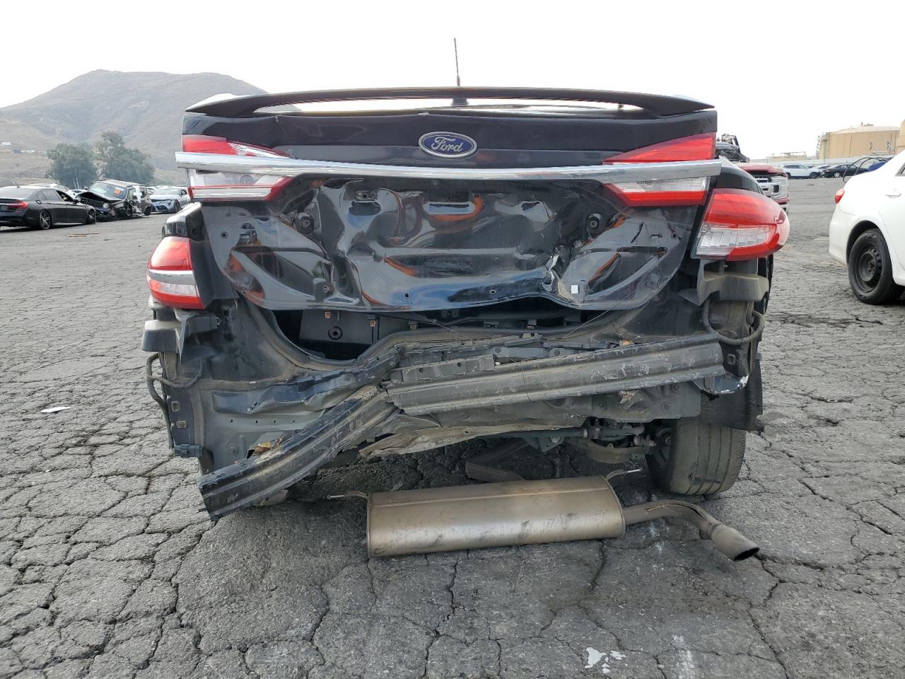 2017 Ford Fusion VIN 3FA6P0LU9HR315224 Copart auction photo, rear end damage thumbnail 6