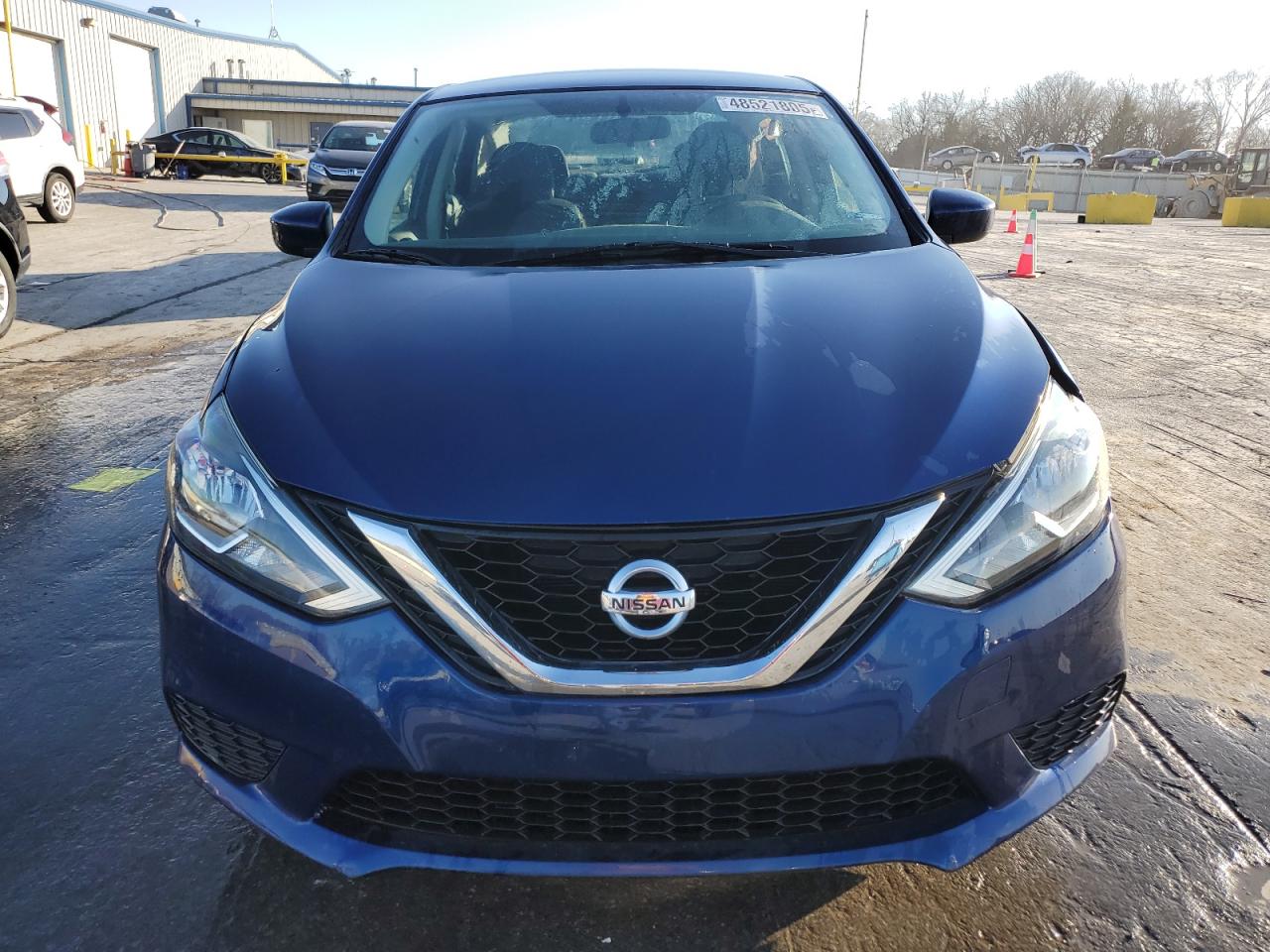2017 Nissan Sentra VIN 3N1AB7AP4HY362078 Copart auction photo, side / front end damage thumbnail 5