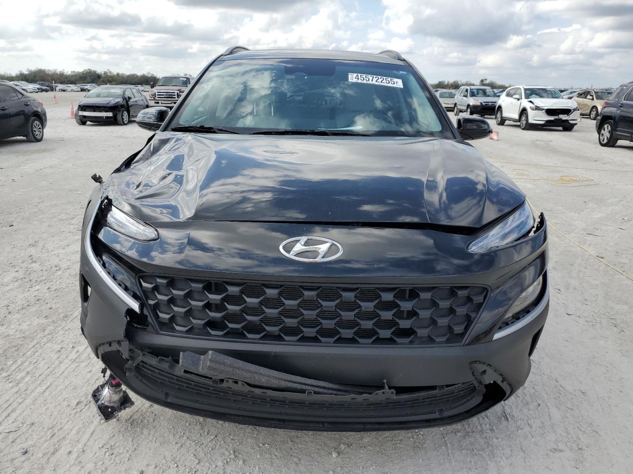 2023 Hyundai Kona VIN KM8K32AB5PU966578 Copart auction photo, front end damage thumbnail 5