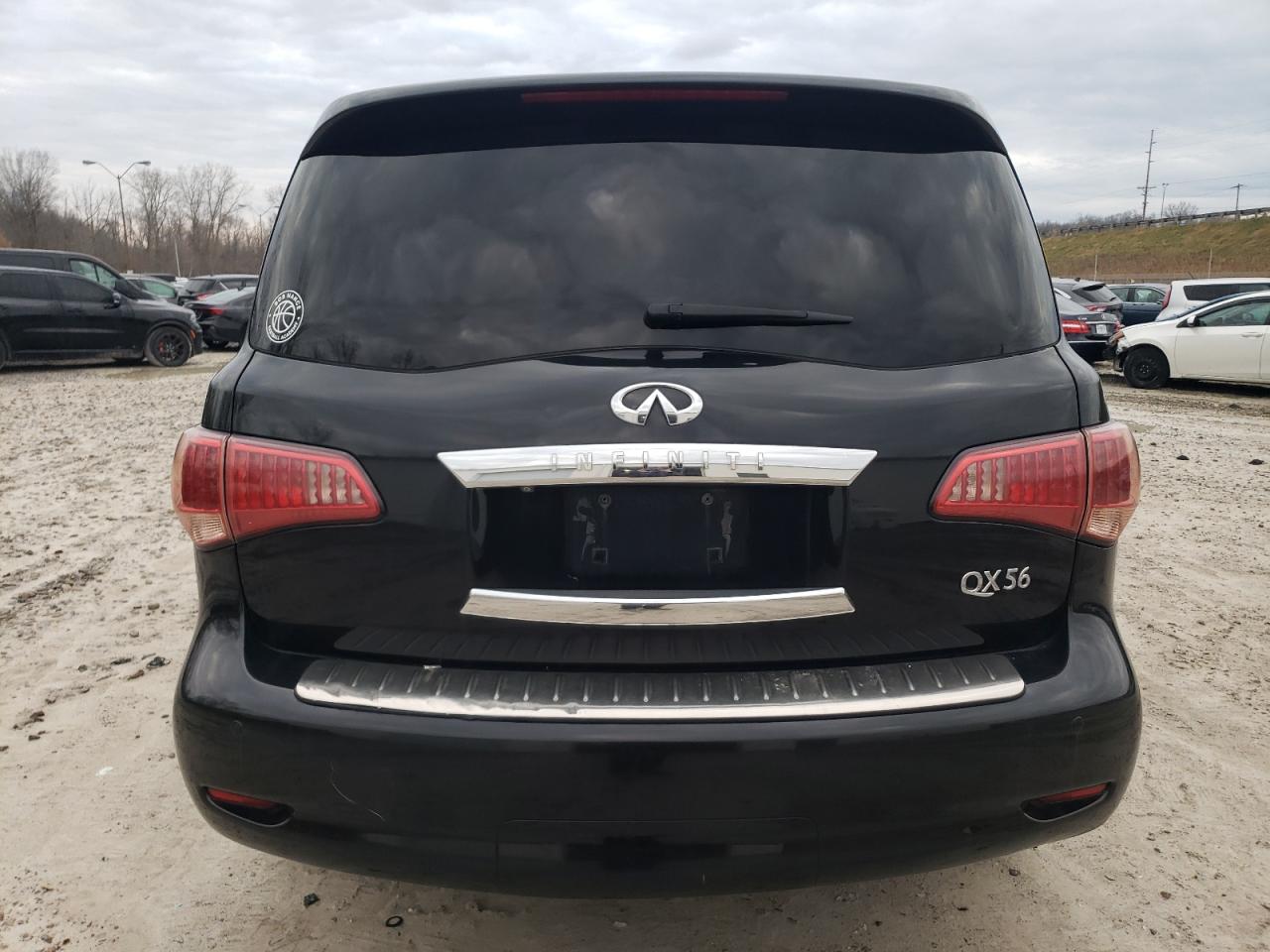 2012 Infiniti QX56 VIN JN8AZ2NE5C9017584 Copart auction photo, front end damage thumbnail 6
