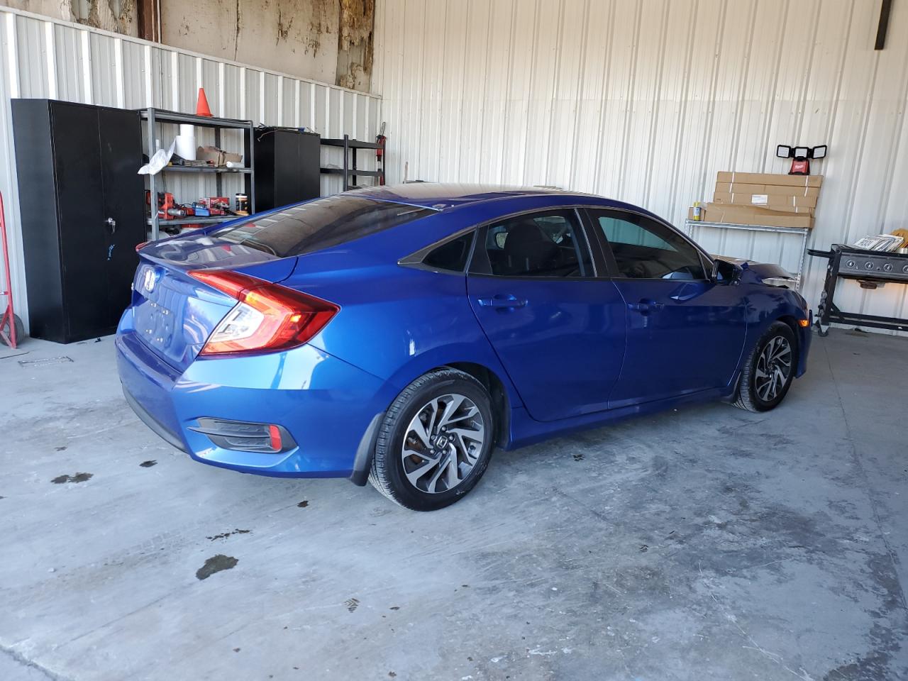 2016 Honda Civic VIN 19XFC2F75GE084402 Copart auction photo, front end damage thumbnail 3