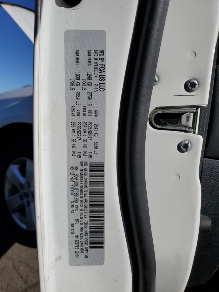 2015 Dodge Journey VIN 3C4PDDAG1FT651560 Copart auction photo, mechanical / front end damage thumbnail 13