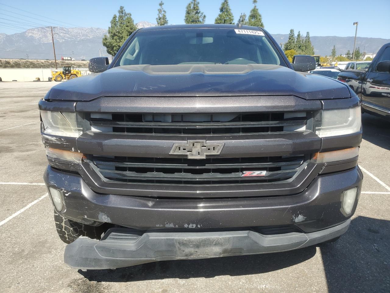 2016 Chevrolet Silverado VIN 3GCUKREC6GG282735 Copart auction photo, rear end / side damage thumbnail 5