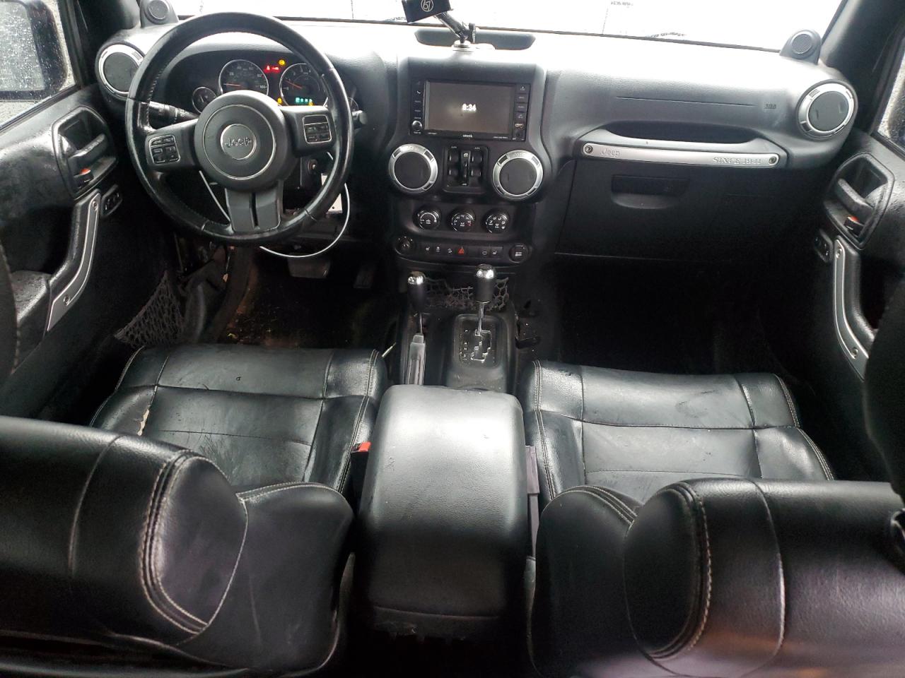 2012 Jeep Wrangler VIN 1C4BJWEG0CL161305 Copart auction photo, front end damage thumbnail 8