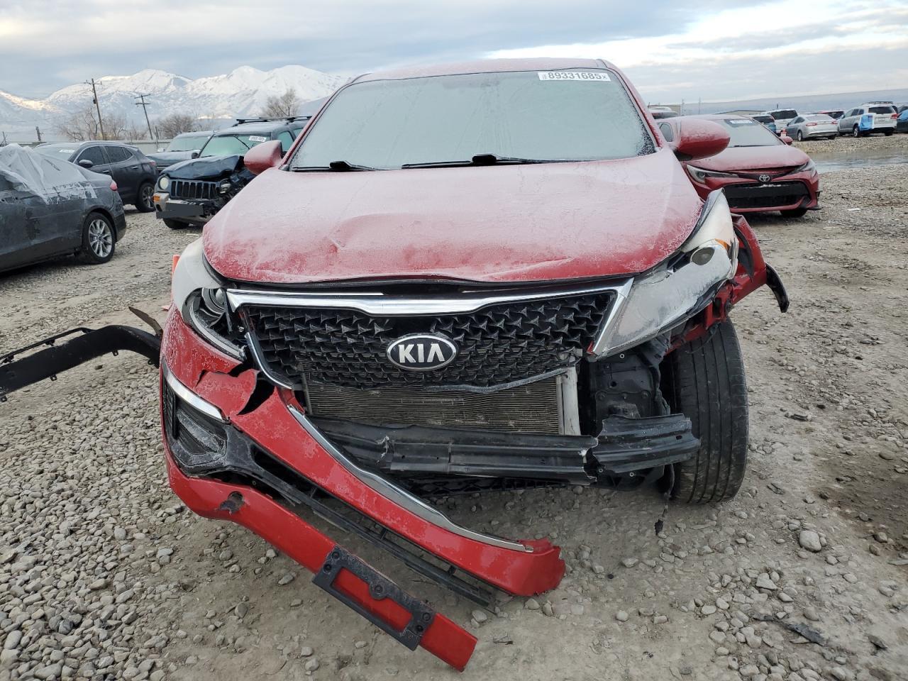 2015 KIA Sportage VIN KNDPBCAC5F7758743 Copart auction photo, front end damage thumbnail 5
