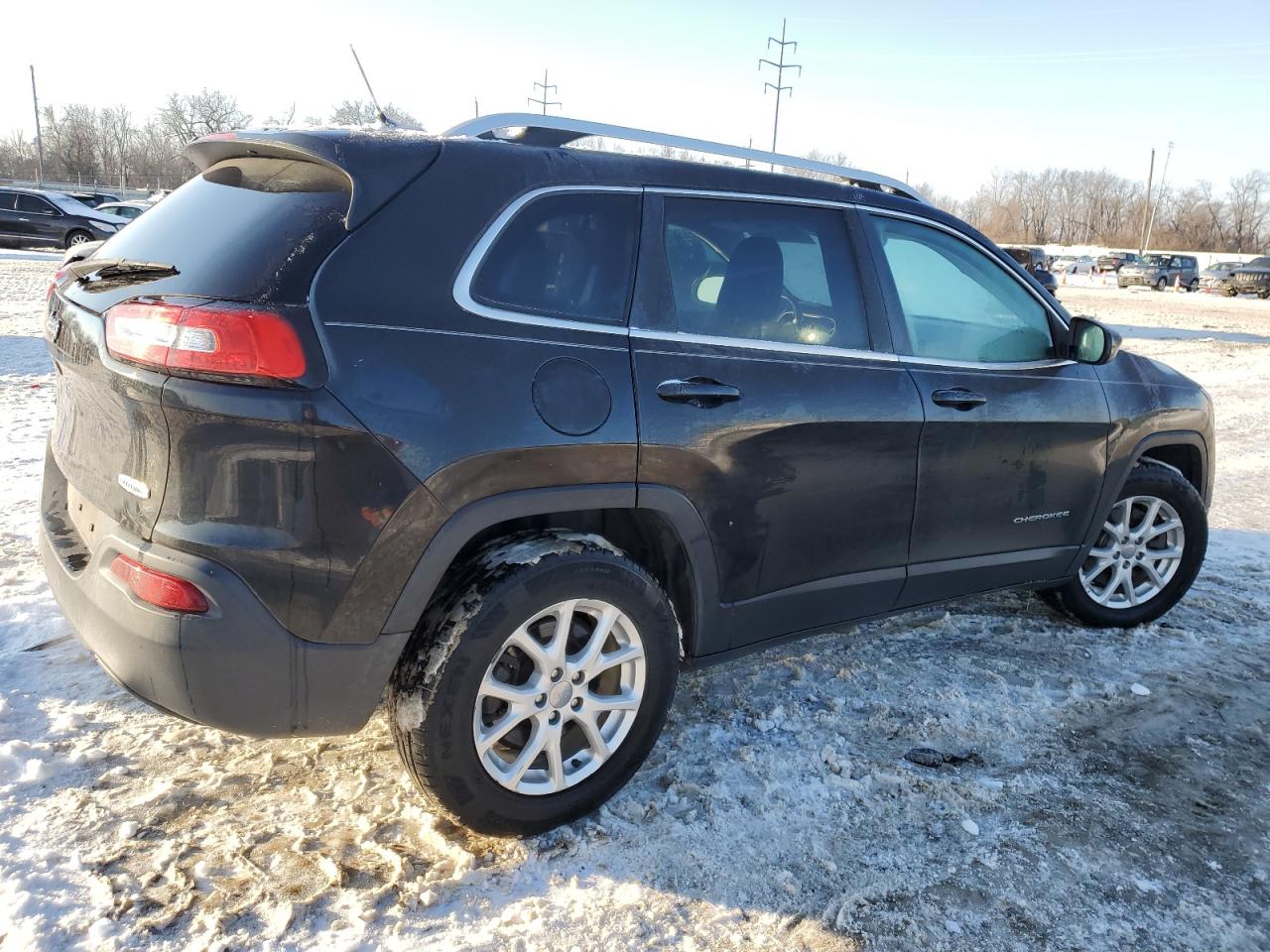 2014 Jeep Grand Cherokee VIN 1C4PJMCS1EW124976 Copart auction photo, front end / minor dent/scratches damage thumbnail 3