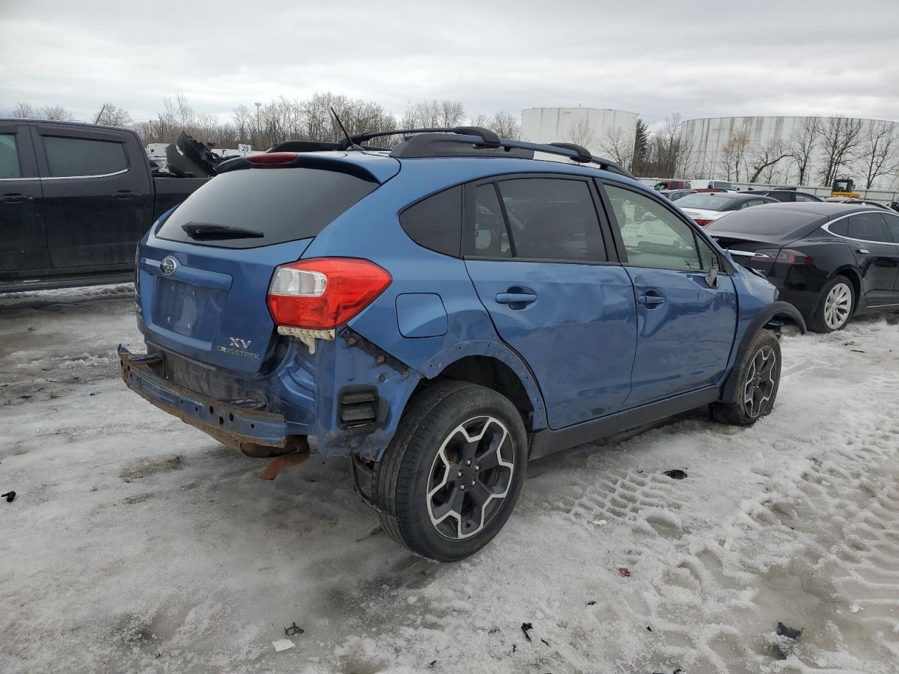 2014 Subaru XV VIN JF2GPAGC1EH211363 Copart auction photo, front end / rear end damage thumbnail 3