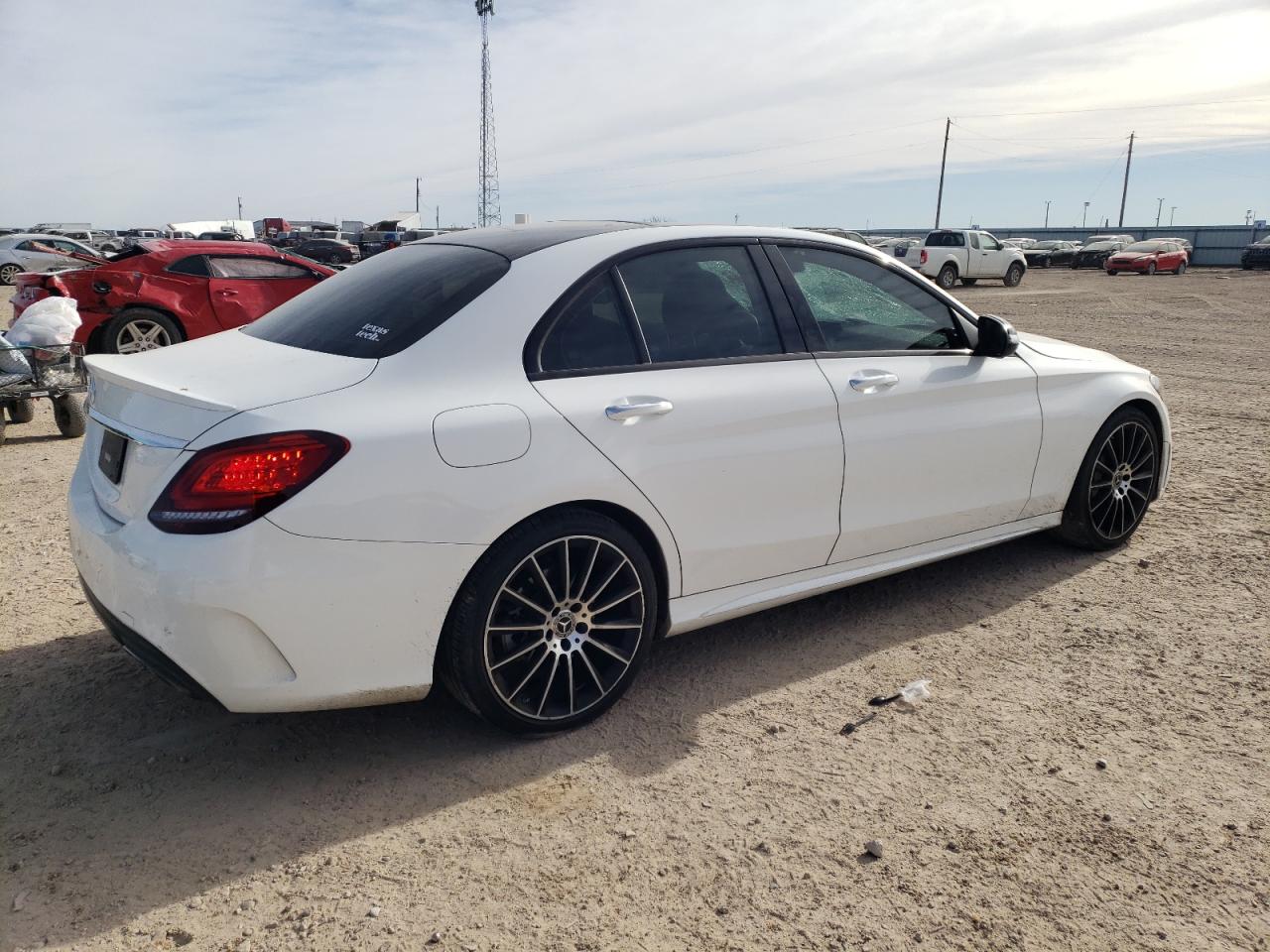 2020 Mercedes-Benz C-klasse VIN W1KWF8DB5LR599132 Copart auction photo, all over / minor dent/scratches damage thumbnail 3