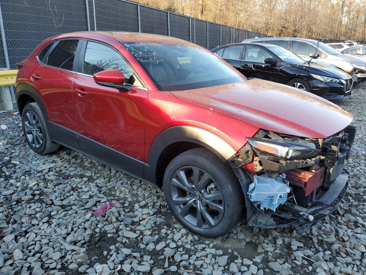 2021 Mazda CX-30 VIN 3MVDMBCL1MM317925 Copart auction photo, front end damage thumbnail 4
