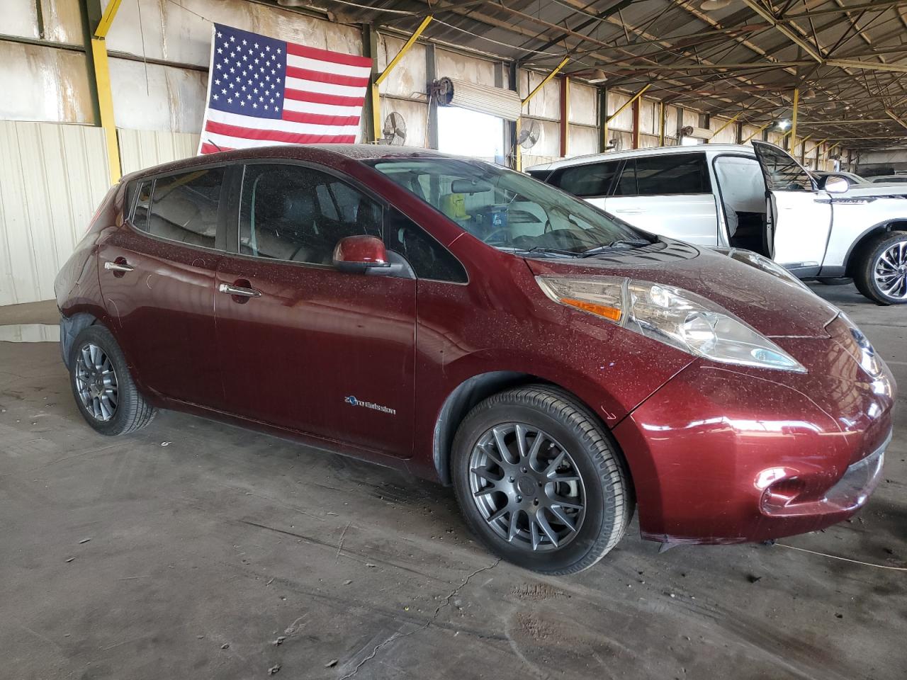 2017 Nissan Leaf VIN 1N4BZ0CP5HC301483 Copart auction photo, rear end damage thumbnail 4