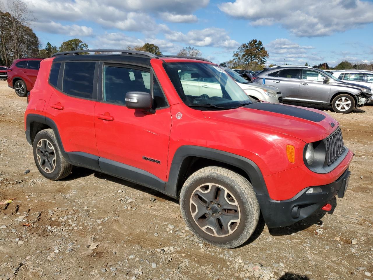 2015 Jeep Renegade VIN ZACCJBCT1FPB81463 Copart auction photo, front end damage thumbnail 4