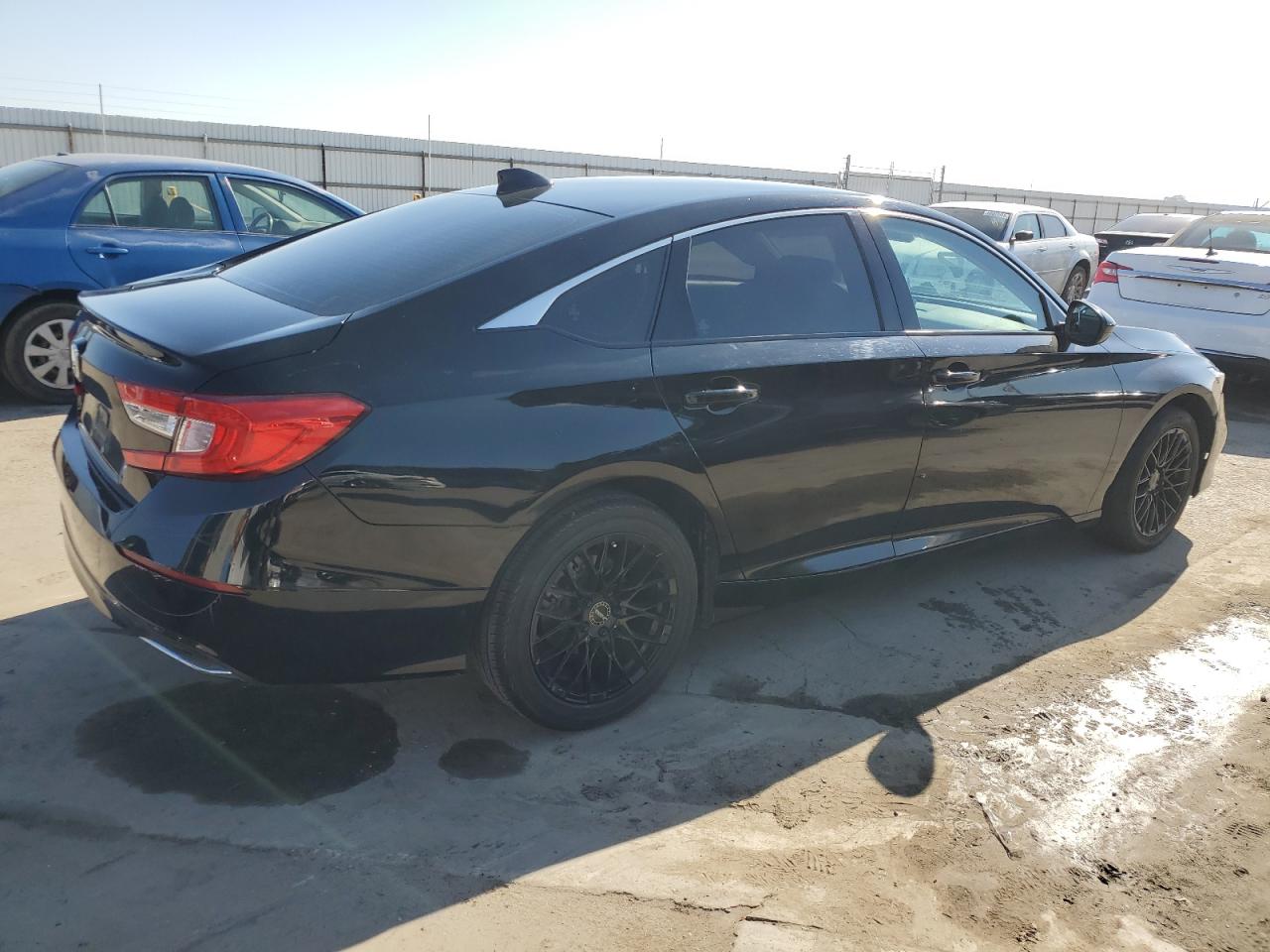2021 Honda Accord VIN 1HGCV1F11MA086795 Copart auction photo, side damage thumbnail 3