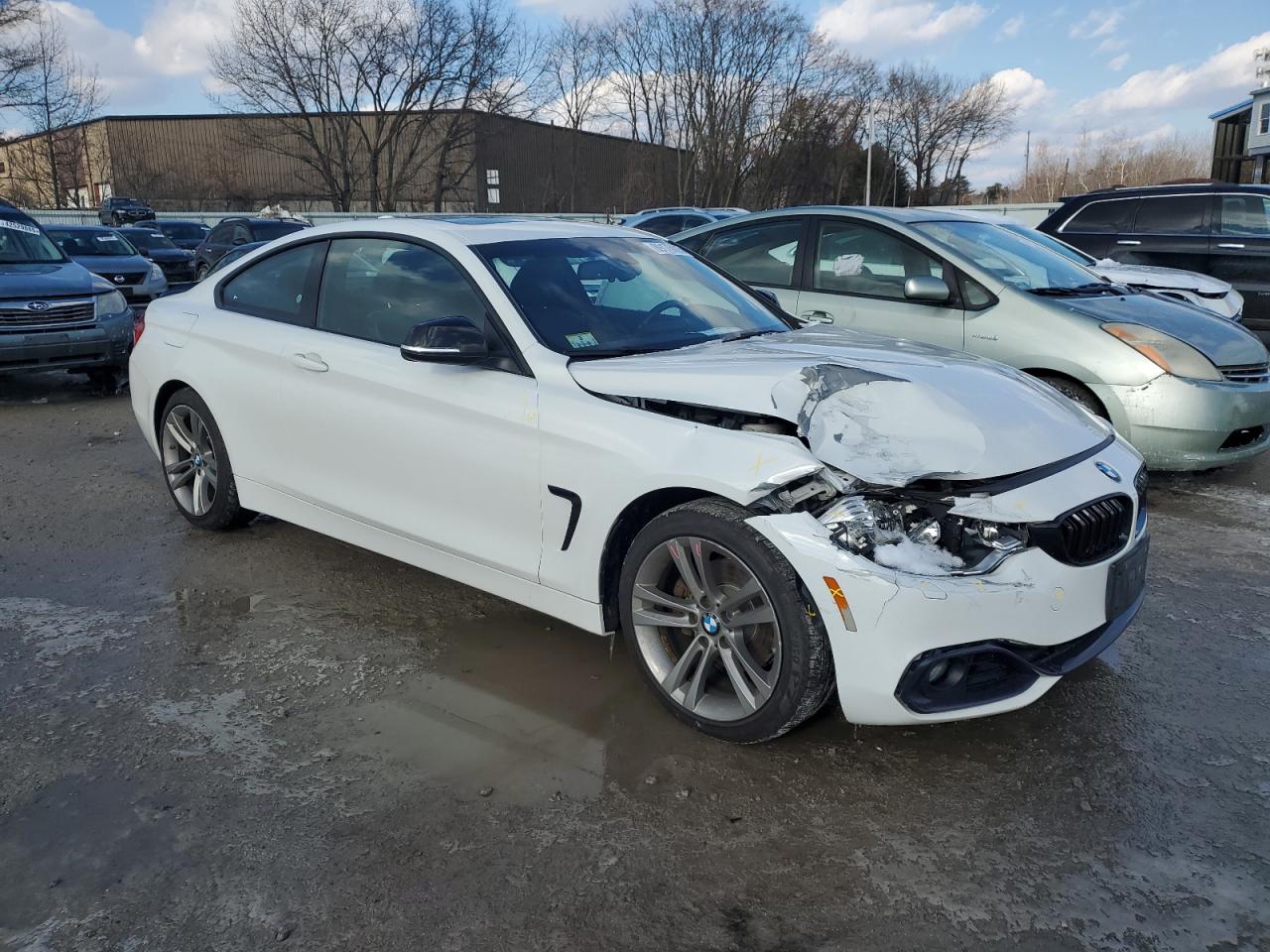2014 BMW 4er VIN WBA3N9C52EF720802 Copart auction photo, front end damage thumbnail 4