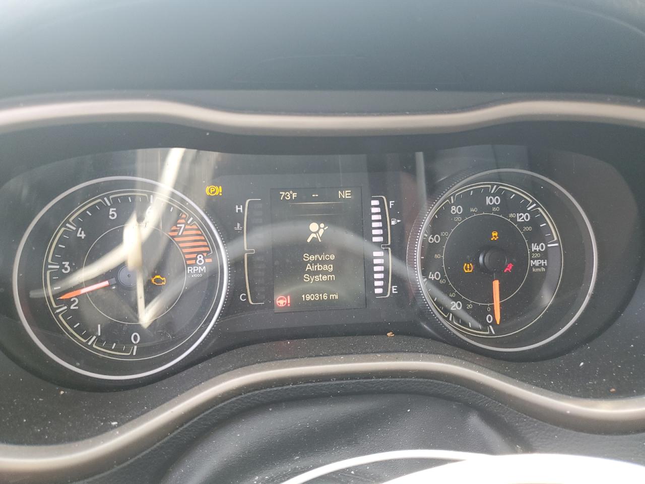 2016 Jeep Grand Cherokee VIN 1C4PJLCS1GW222595 Copart auction photo, front end damage thumbnail 9