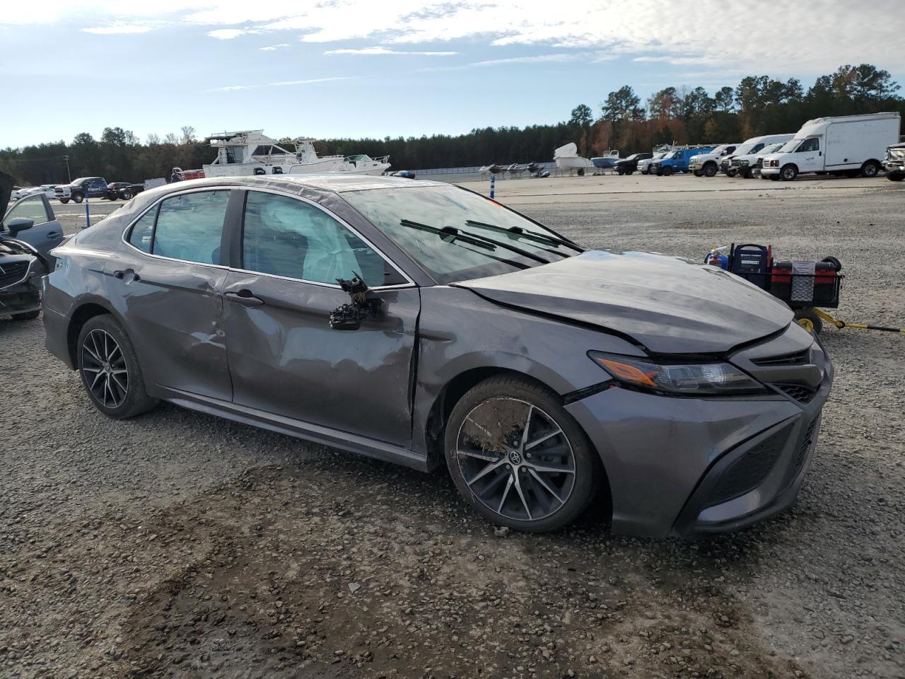 2021 Toyota Camry VIN 4T1G11AK0MU518119 Copart auction photo, rollover damage thumbnail 4