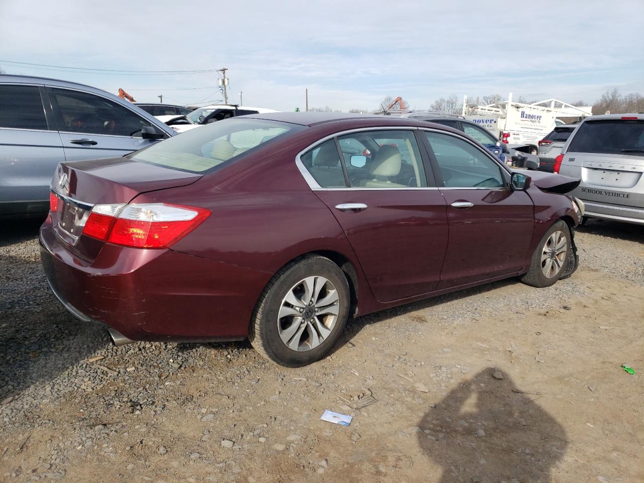 2014 Honda Accord VIN 1HGCR2F31EA082713 Copart auction photo, front end damage thumbnail 3