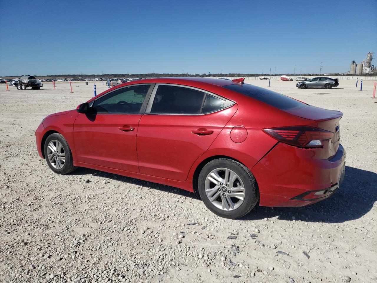2019 Hyundai Elantra VIN KMHD84LF2KU809685 Copart auction photo, rear end / front end damage thumbnail 2