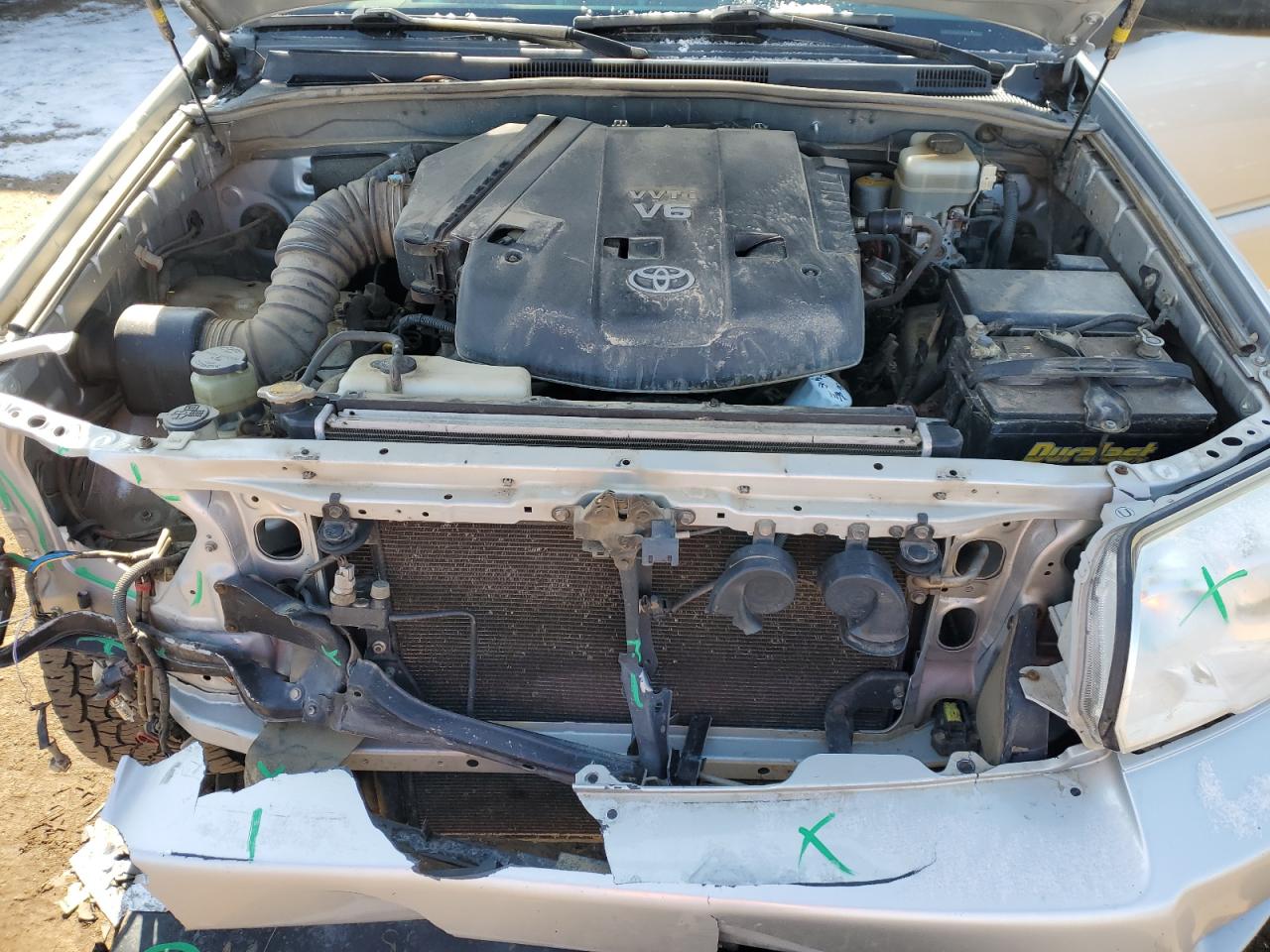 2006 Toyota 4Runner VIN JTEBU14R068060085 Copart auction photo, front end damage thumbnail 12
