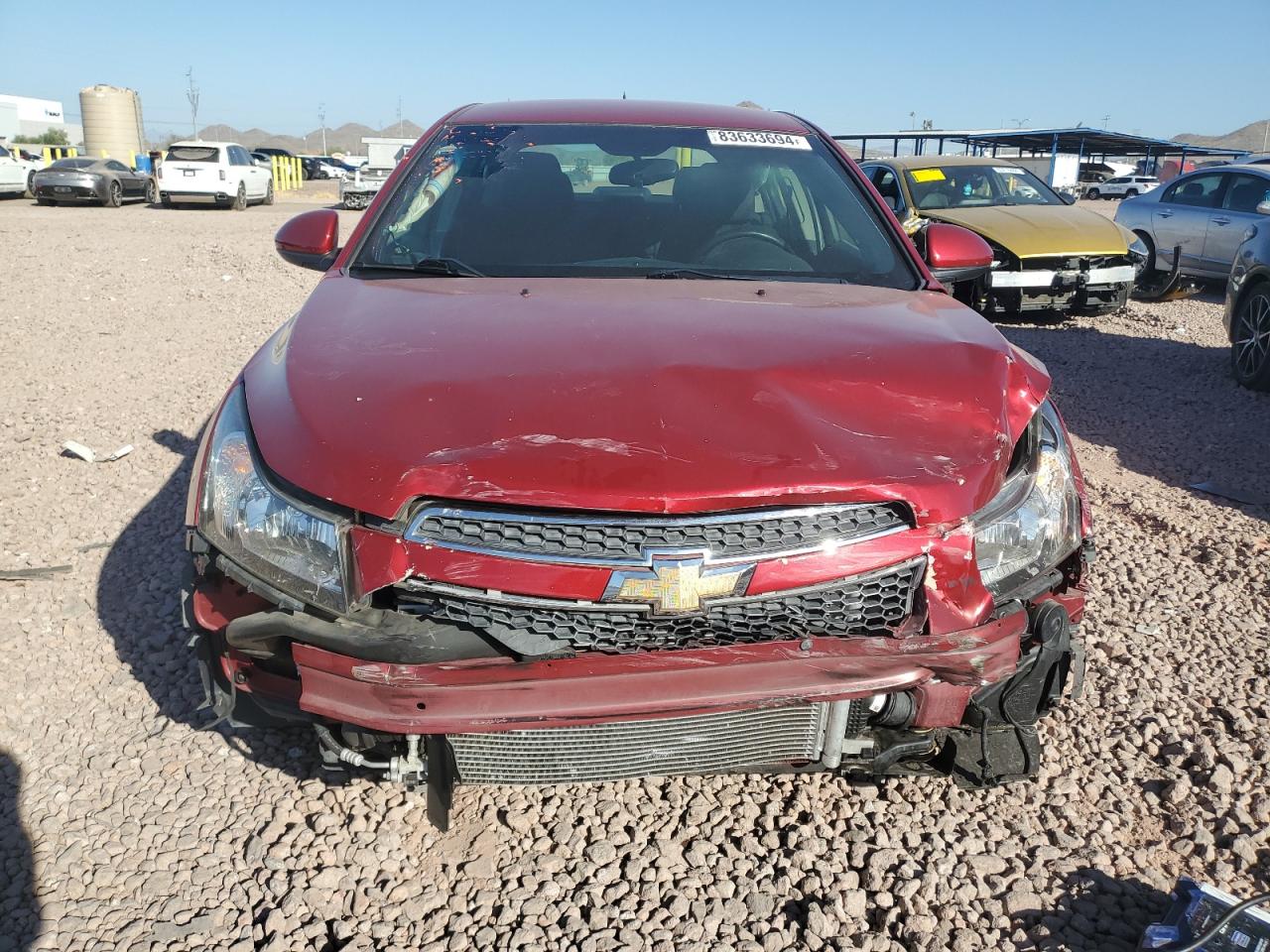 2011 Chevrolet Cruze VIN 1G1PF5S99B7194360 Copart auction photo, front end damage thumbnail 5