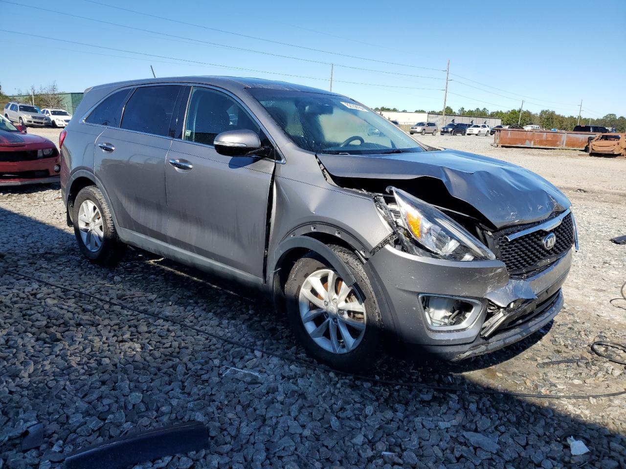 2016 KIA Sorento VIN 5XYPG4A37GG019532 Copart auction photo, front end damage thumbnail 4