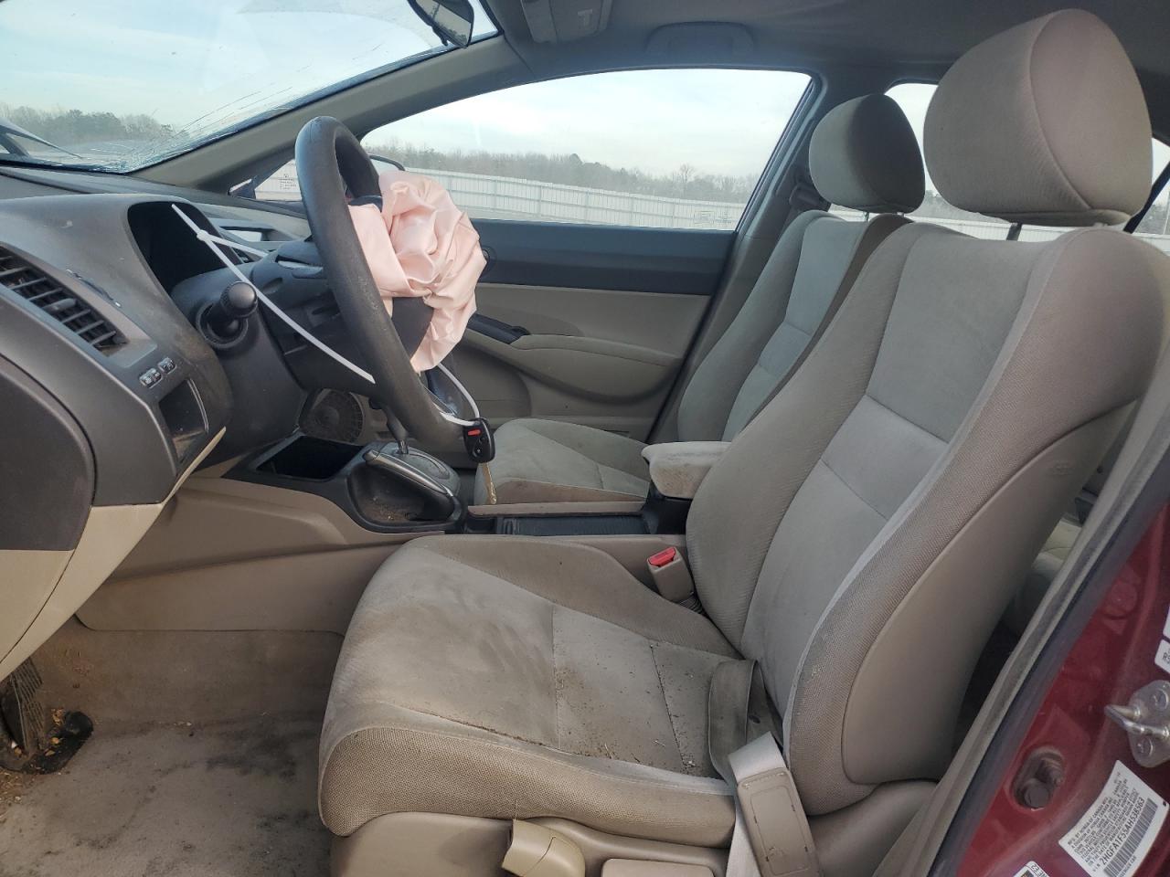 2010 Honda Civic VIN 2HGFA1F55AH538563 Copart auction photo, front end / minor dent/scratches damage thumbnail 7
