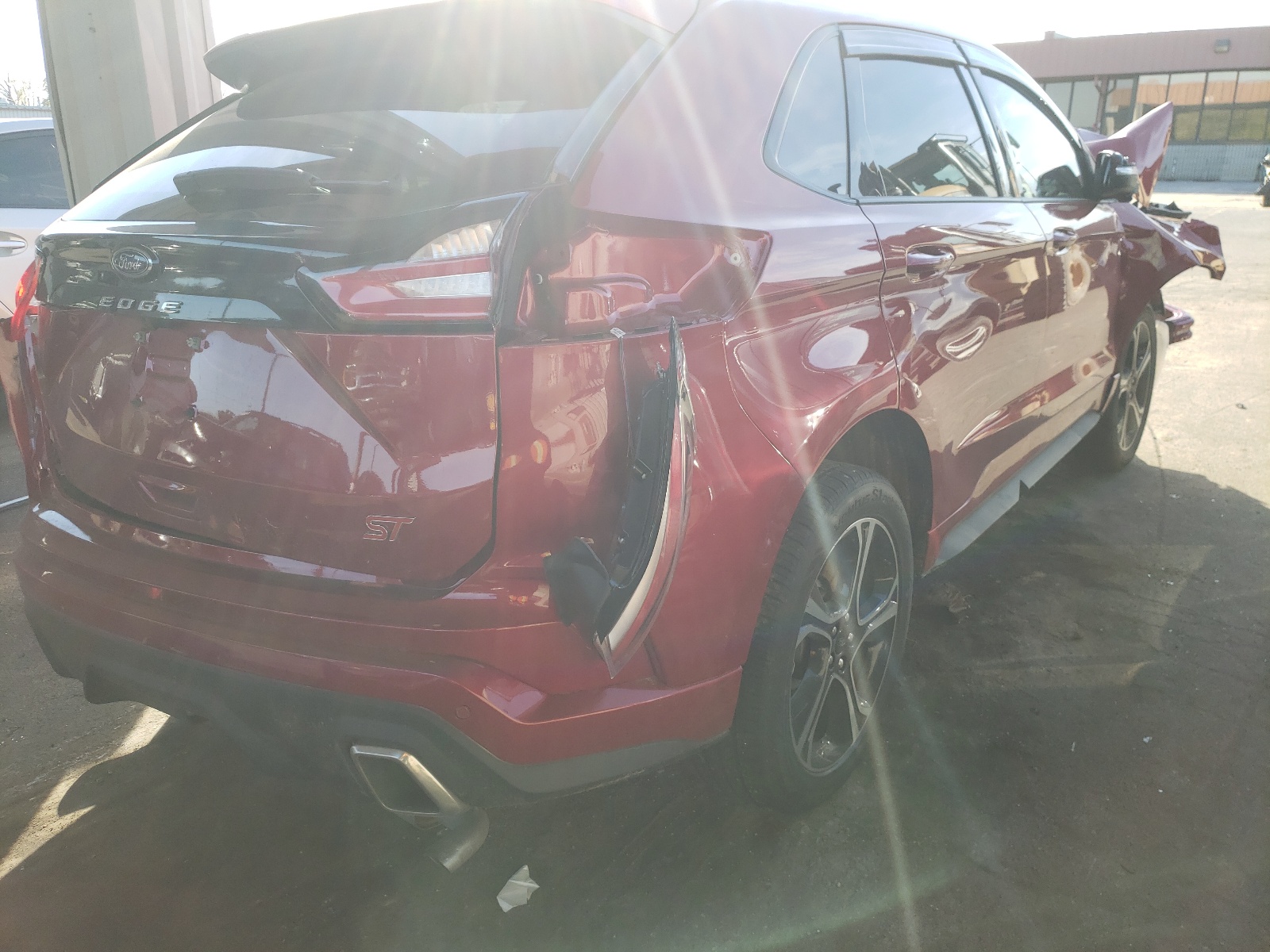 2021 Ford Edge VIN 2FMPK4AP2MBA43038 Copart auction photo, front end / rear end damage thumbnail 4