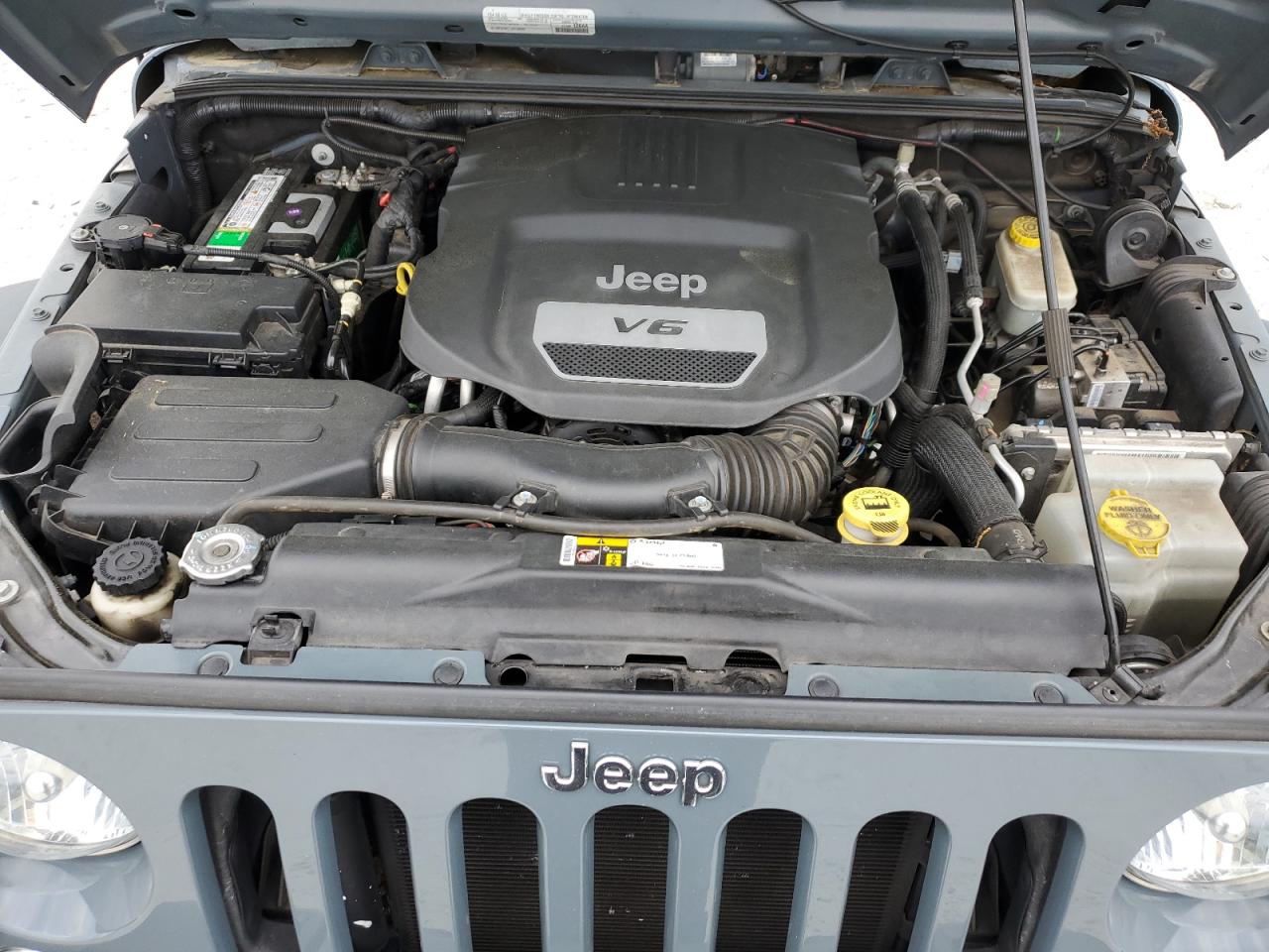 2015 Jeep Wrangler VIN 1C4AJWAG0FL658523 Copart auction photo, all over damage thumbnail 11